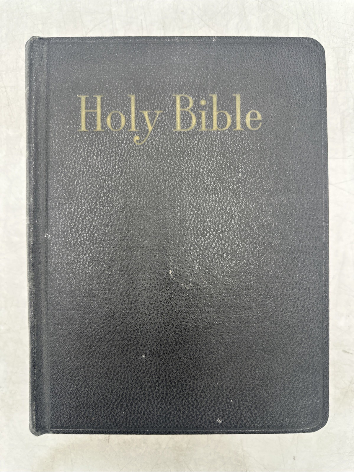 Holy Bible KJV Self-Pronouncing John C. Winston Co. Black Hardcover Vintage
