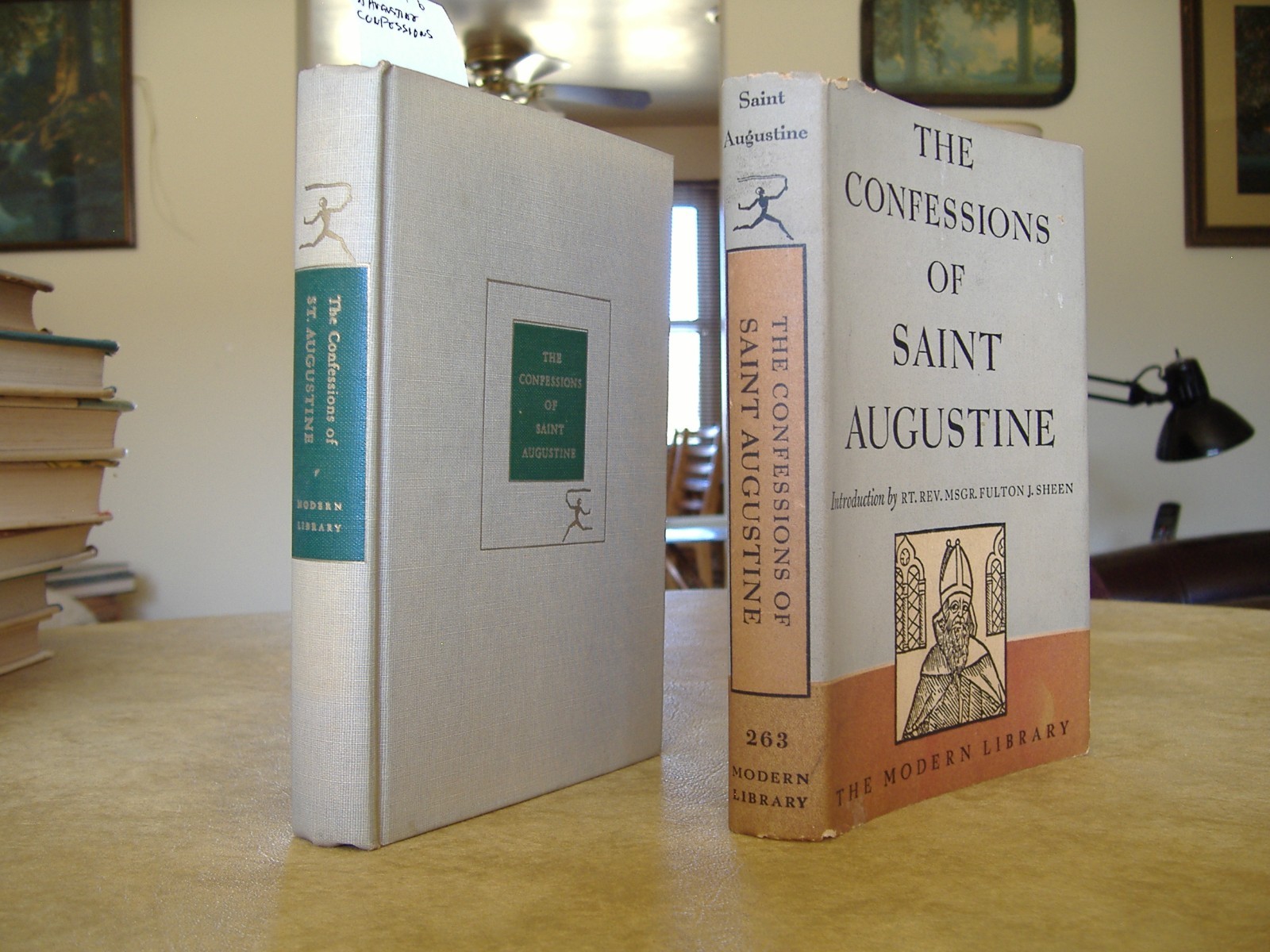 77-Year-Old FIRST Modern Library 263.1 Confessions of Saint Augustine