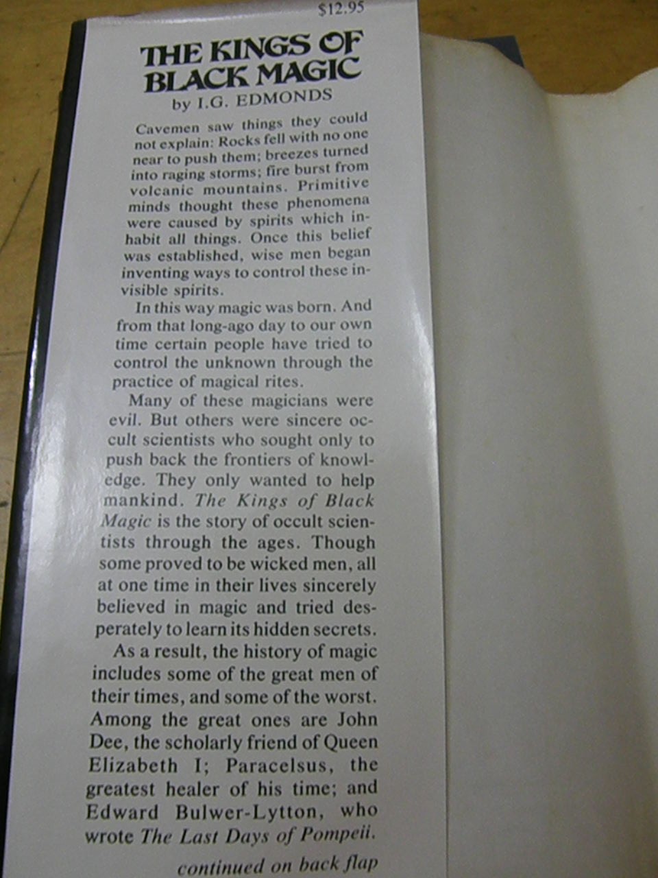 The Kings of Black Magic – Edmonds OCCULT ELIPHAS LEVI JOHN DEE WITCHCRAFT MYTH