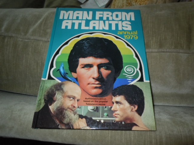 MAN FROM ATLANTIS 1979 ANNUAL. World Distributors HC Book.
