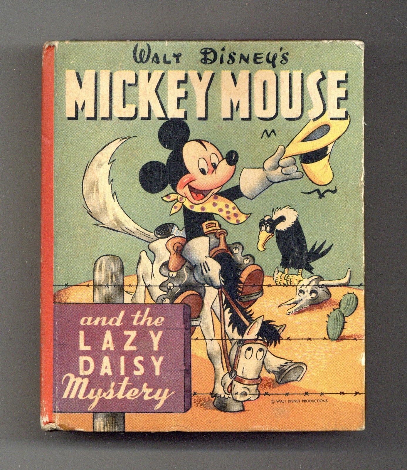 Mickey Mouse and the Lazy Daisy Mystery #1433 GD- 1.8 1947
