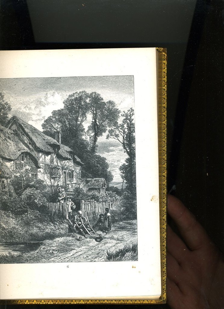 BIRKET FOSTER’S PICTURES OF ENGLISH LANDSCAPE. DALZIEL BROS ENGRAVING. c1880. VG