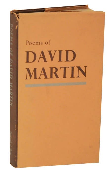 POEMS OF DAVID MARTIN 1938-1958 / 1st Edition #115838
