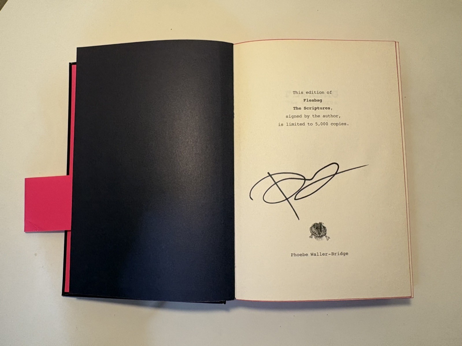 Fleabag: The Scriptures by Phoebe Waller-Bridge *SIGNED* Limited Edition 1/5000