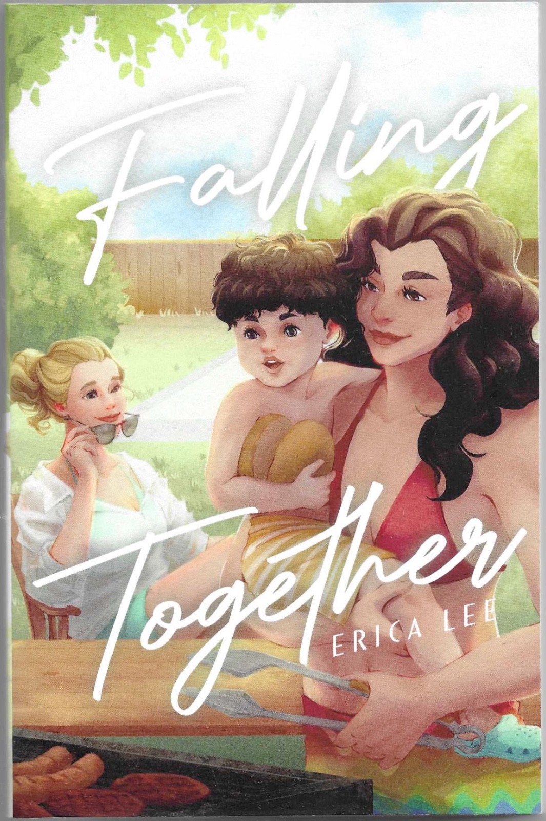 falling together by erica lee (paperback, 2025) SIGNED