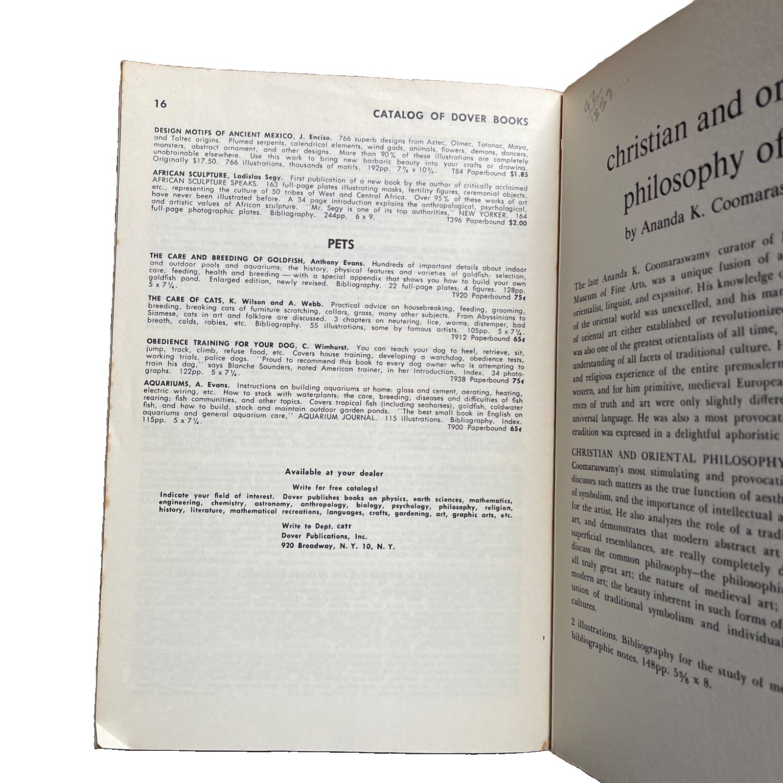 The Will to Believe and Human Immortality by William James 1956 paperback