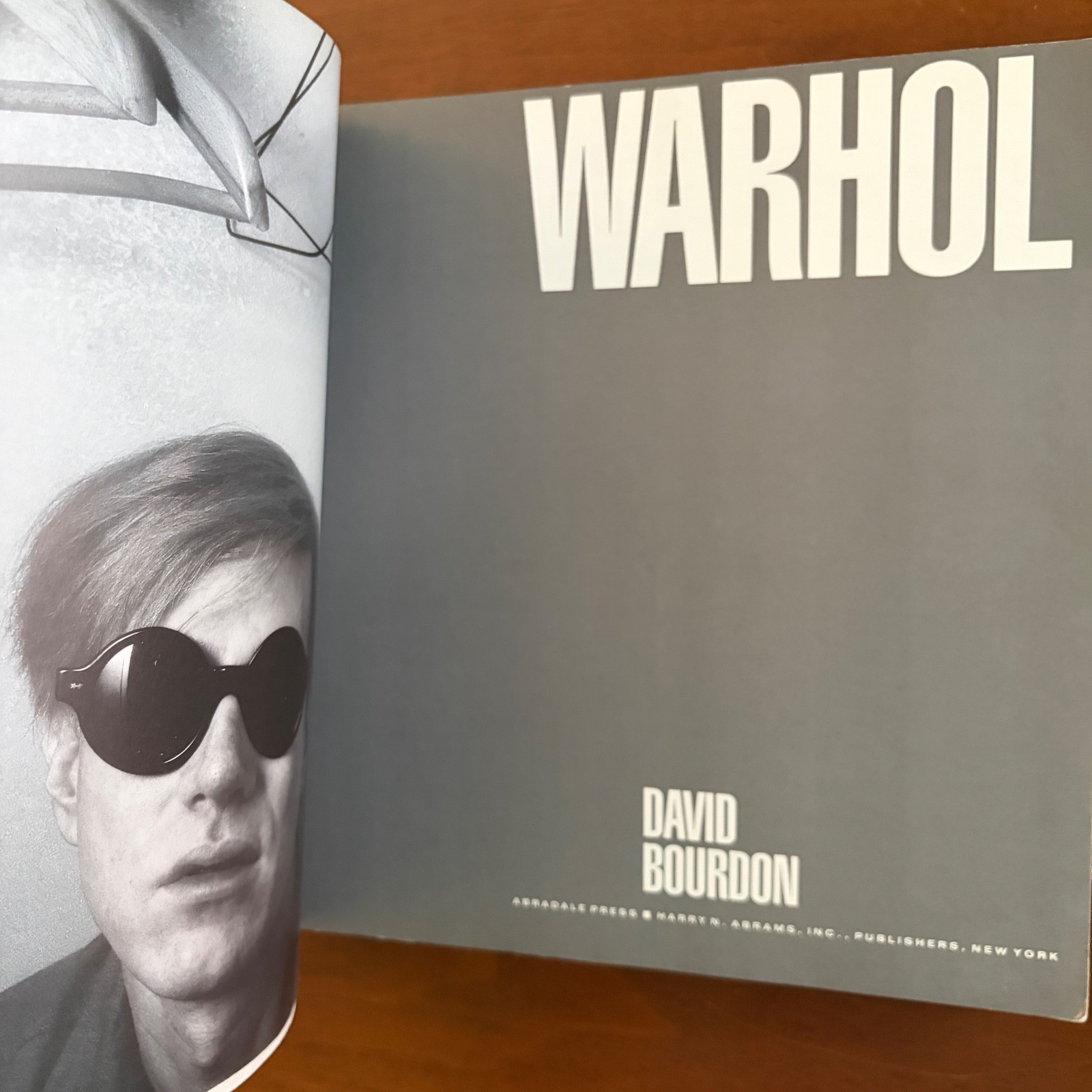 Warhol by David Bourdon softcover ANDY WARHOL