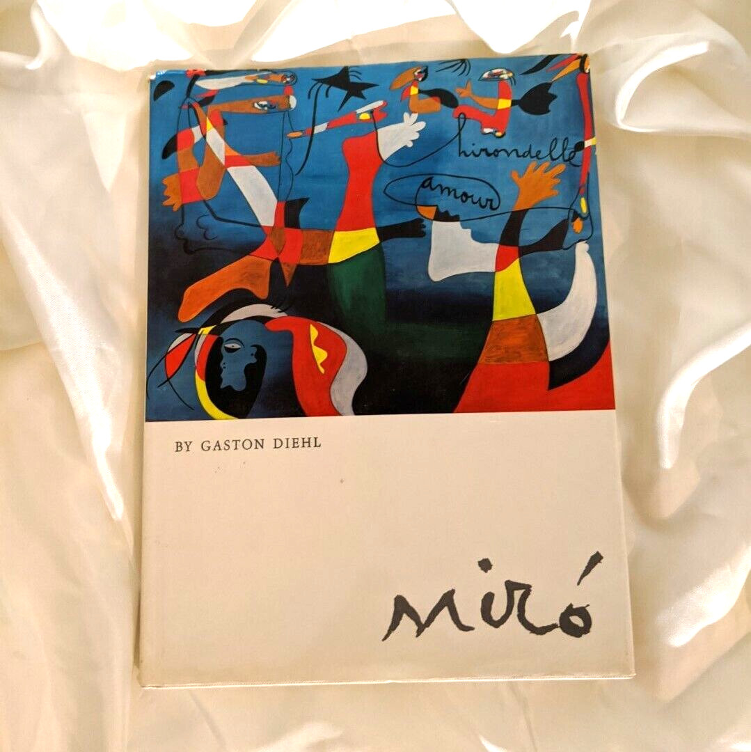 Joan Miró i Ferrà, 1979 1st Edition, w Limited Frameable Print Inside, Hardcover
