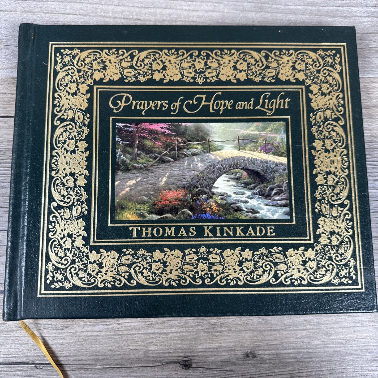 Prayers of Hope and Light by Thomas Kinkade ~ The Easton Press ~ Illustrated