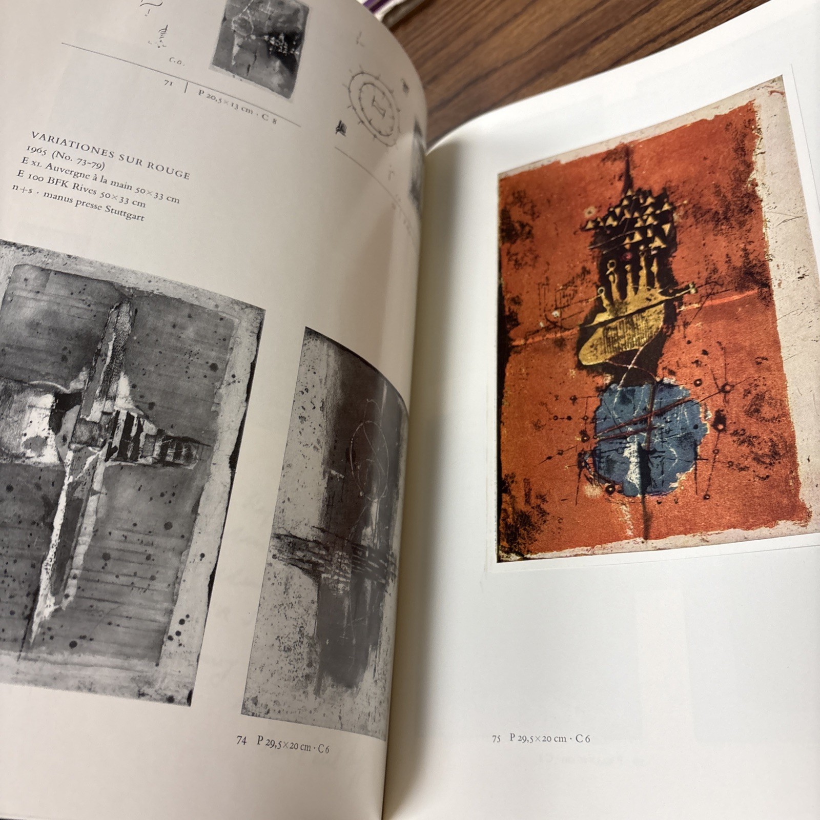 Johnny Friedlaender Oeuvre 1961-1965 Color Aquatint Etchings 1965 w Slipcase