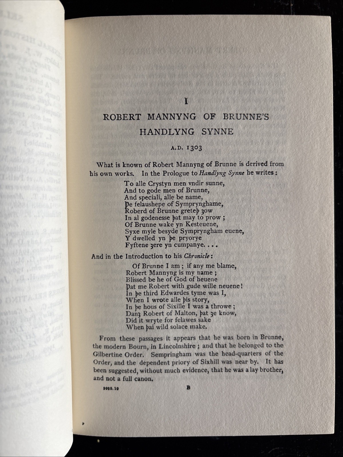 14th Century Verse and Prose Kenneth Sisam Vintage 1964 Edition Book