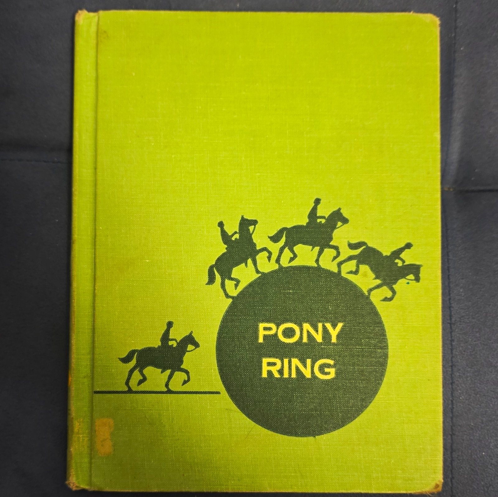Vintage 1957 Pony Ring Sarah Derman Hardcover Illus Dave Gillis Benefic Press