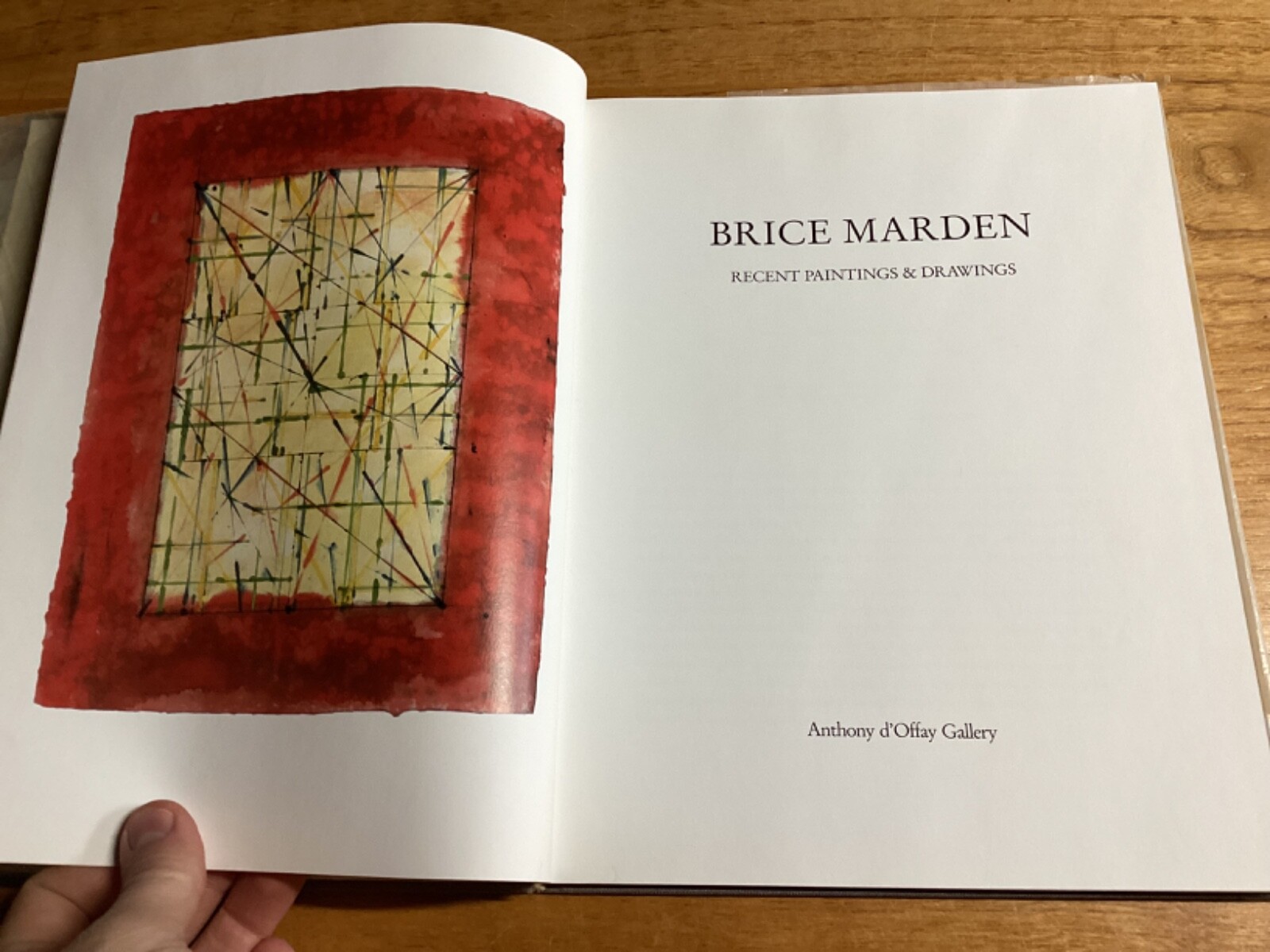 1988-1997 Rare Gallery Catalogues On The Art Of Brice Marden – See Below