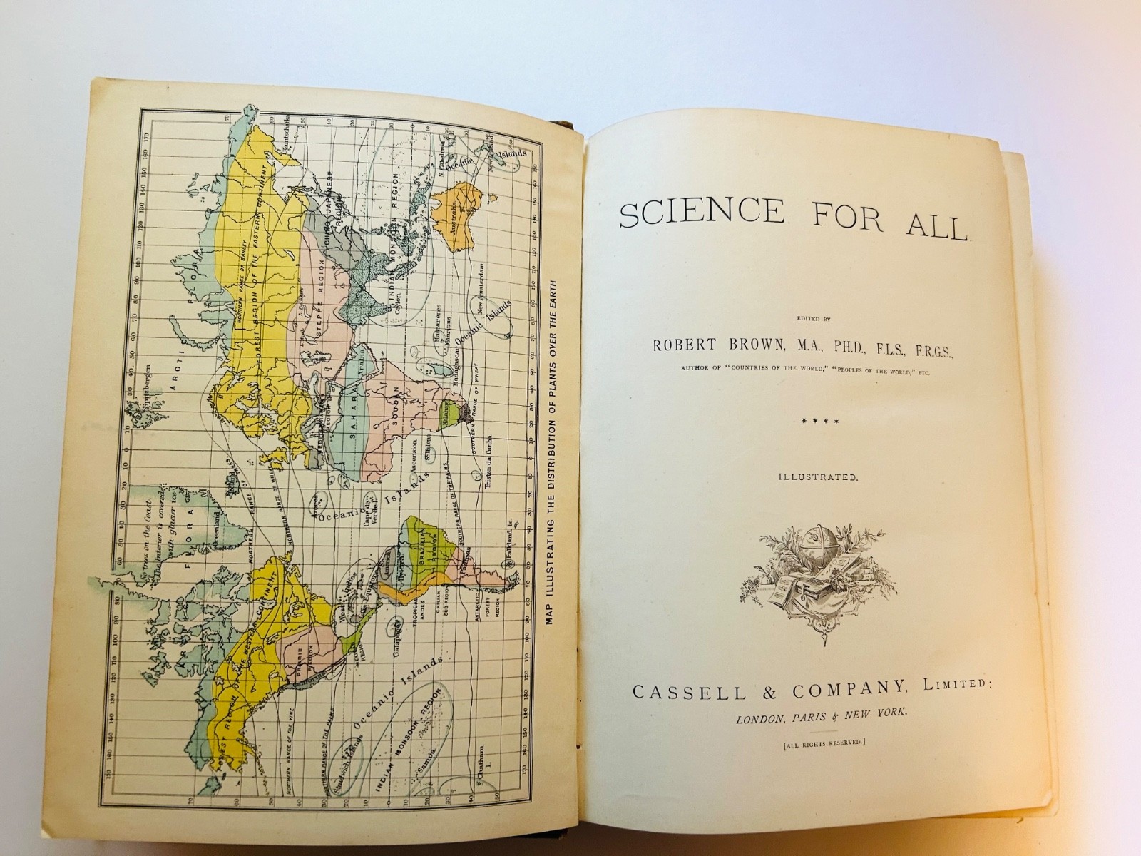 Science for All, Robert Brown, Illustrated rate out of print, collectible, rare