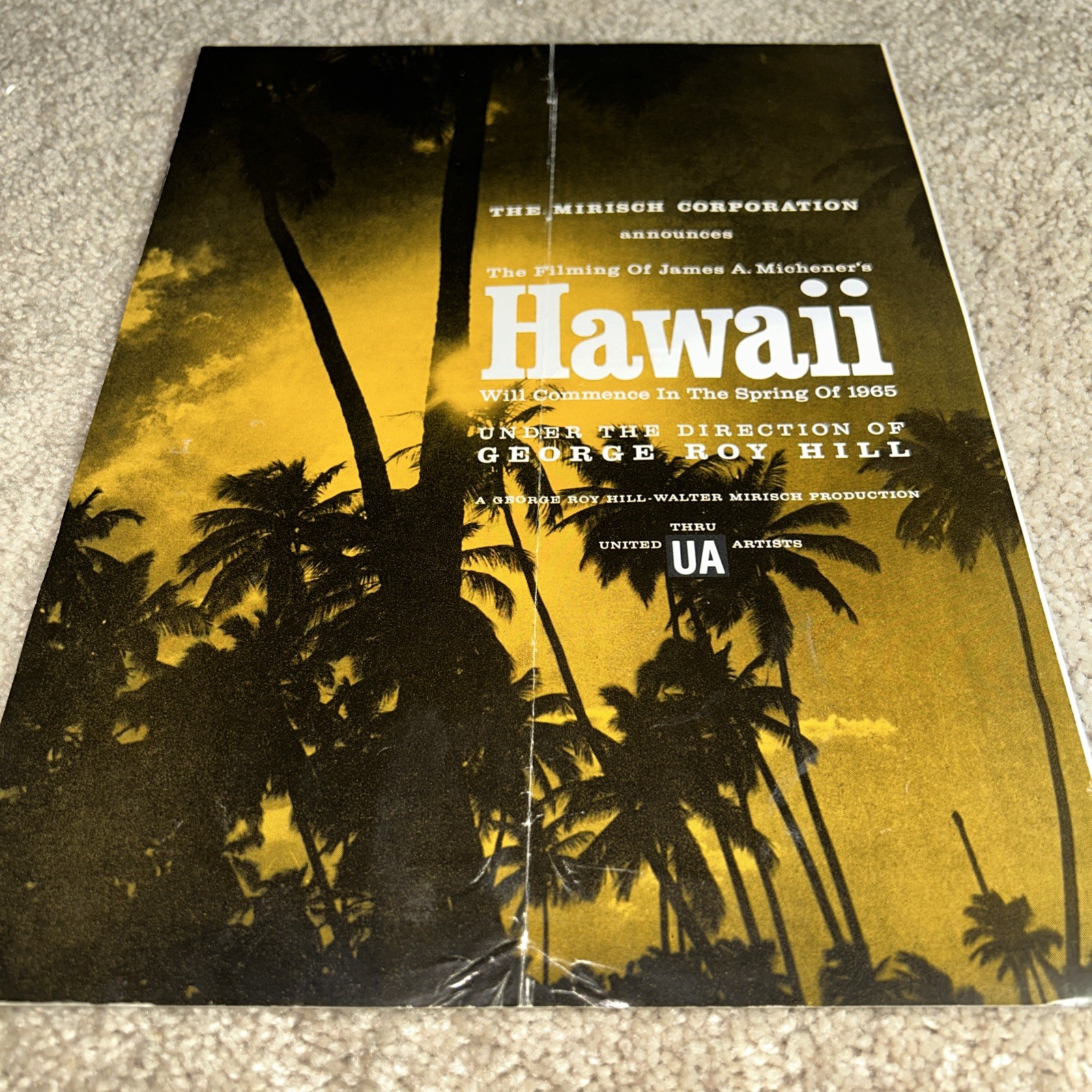 May 14, 1964 MOTION PICTURE DAILY „HAWAII“ by James Michener PRODUCTION START