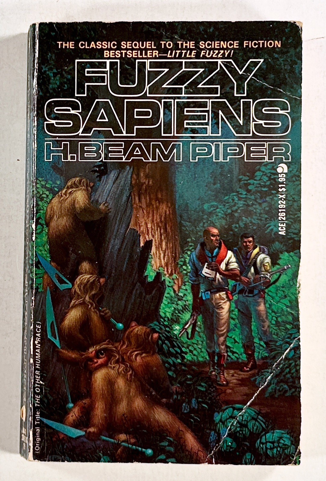 1970s H Beam Piper FUZZY SAPIENS alien eco-conflict science fiction novel Ace PB
