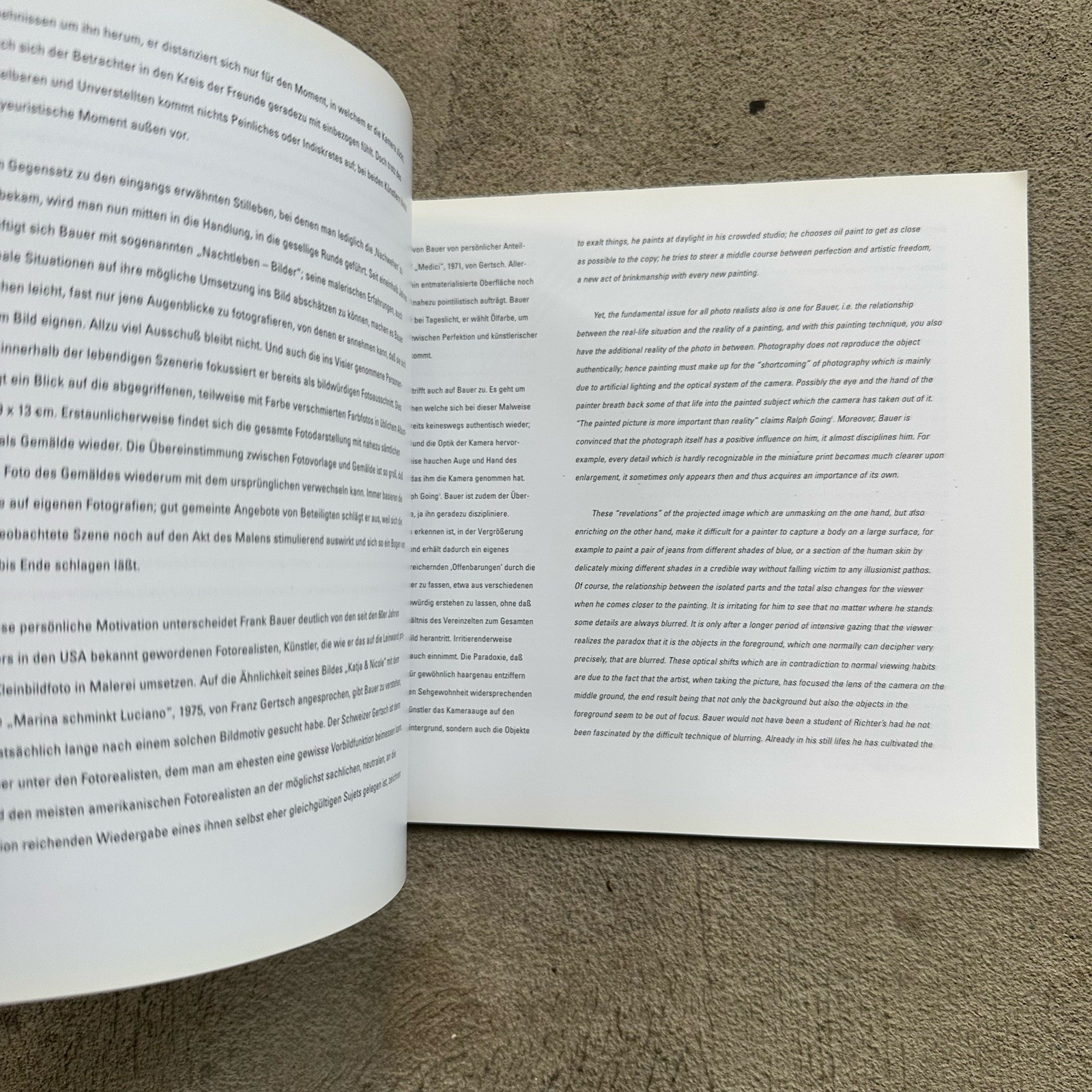 Frank Bauer~Nachtleben (Nightlife) Exhibition Catalog~Galerie Voss (Eng + Ger)