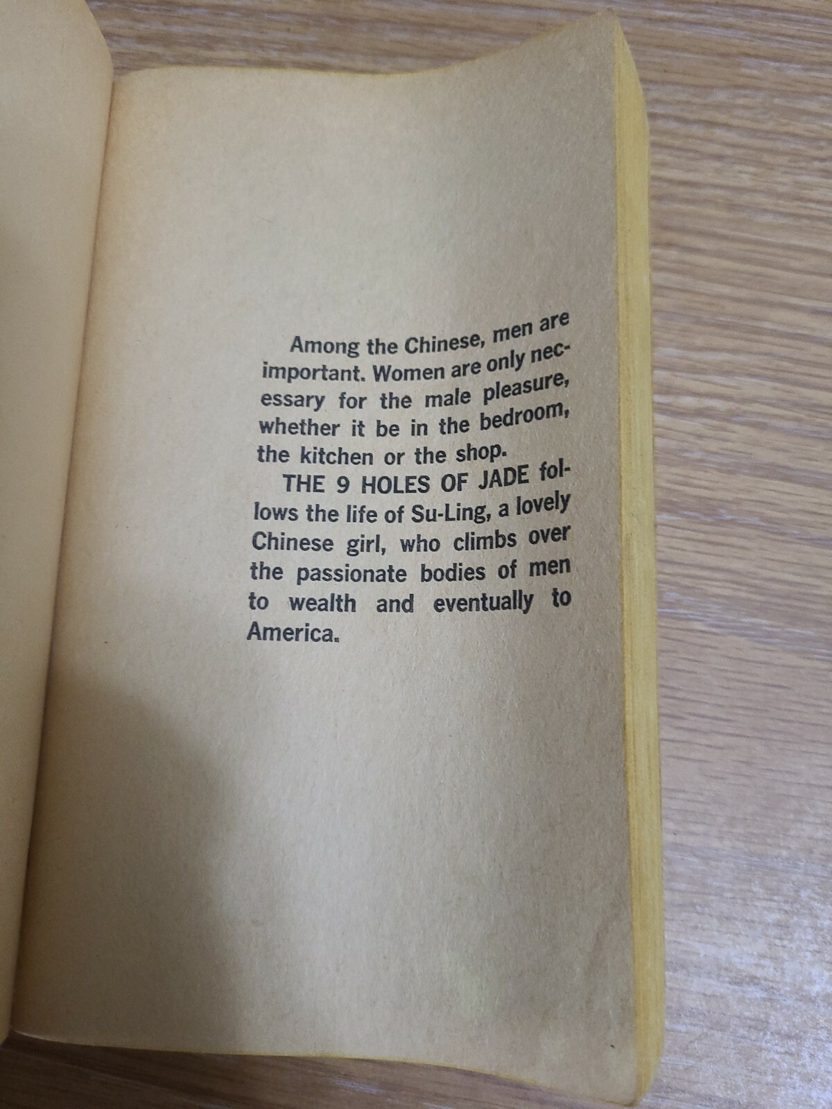 9 Holes of Jade by Su-Ling. Ultra-rare Sleaze Paperback. Holloway House.