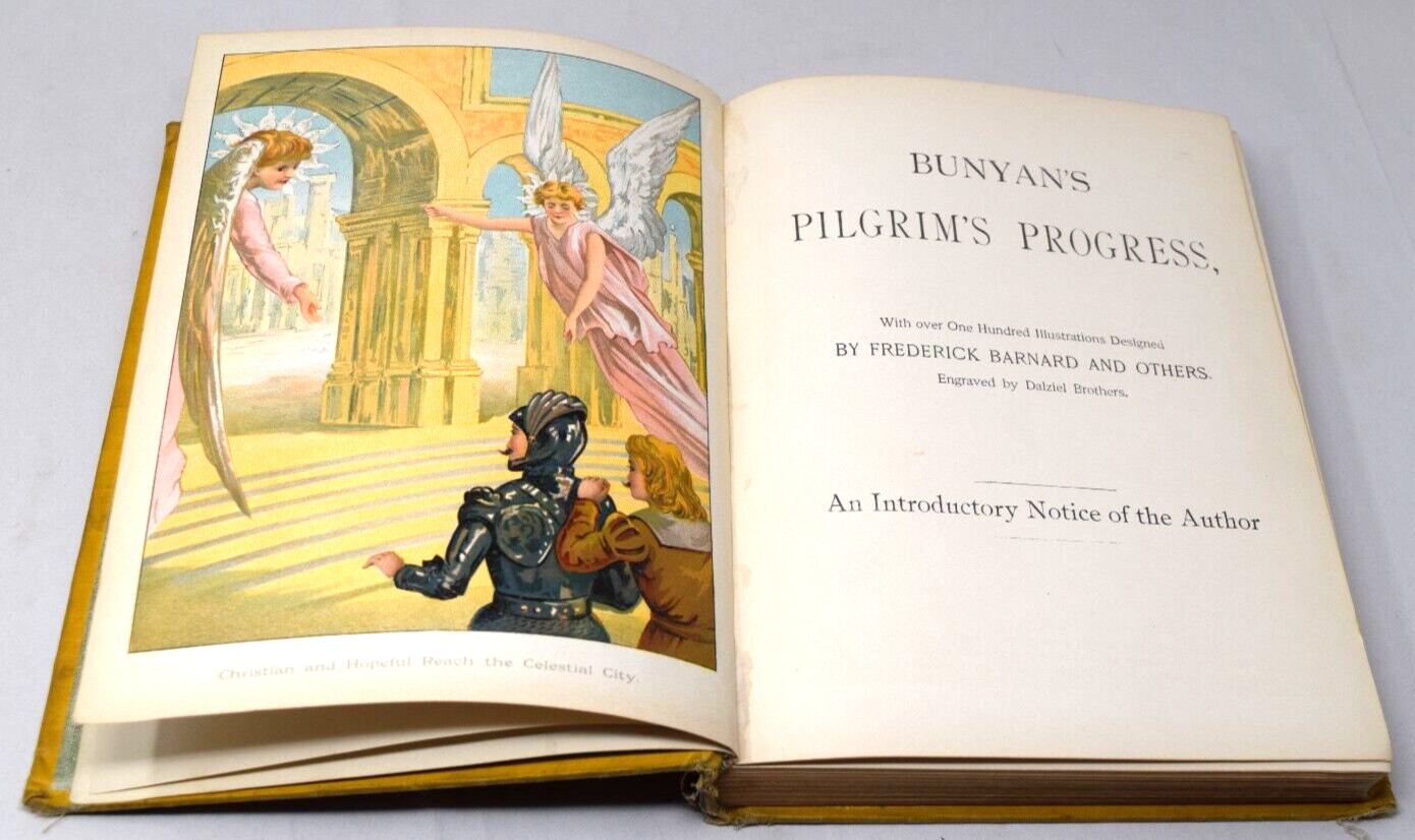 Bunyan’s Pilgrims Progress Frederick Barnard Dalziel Brothers 1897 HB