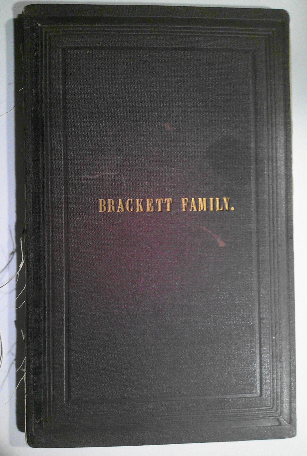 1860 Brackett Family Genealogy. SIGNED. + 20 ephemera items, some handwritten