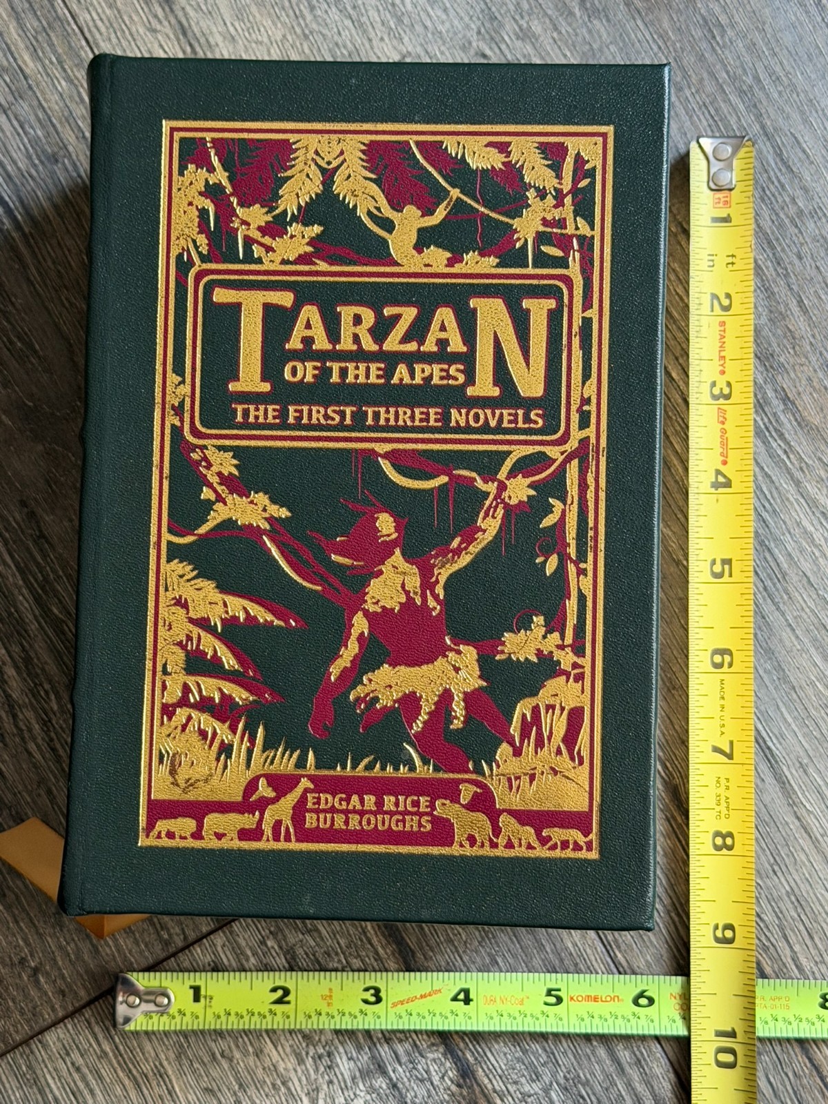TARZAN OF THE APES First 3 Novels Edgar Rice Burroughs Easton Press Leather
