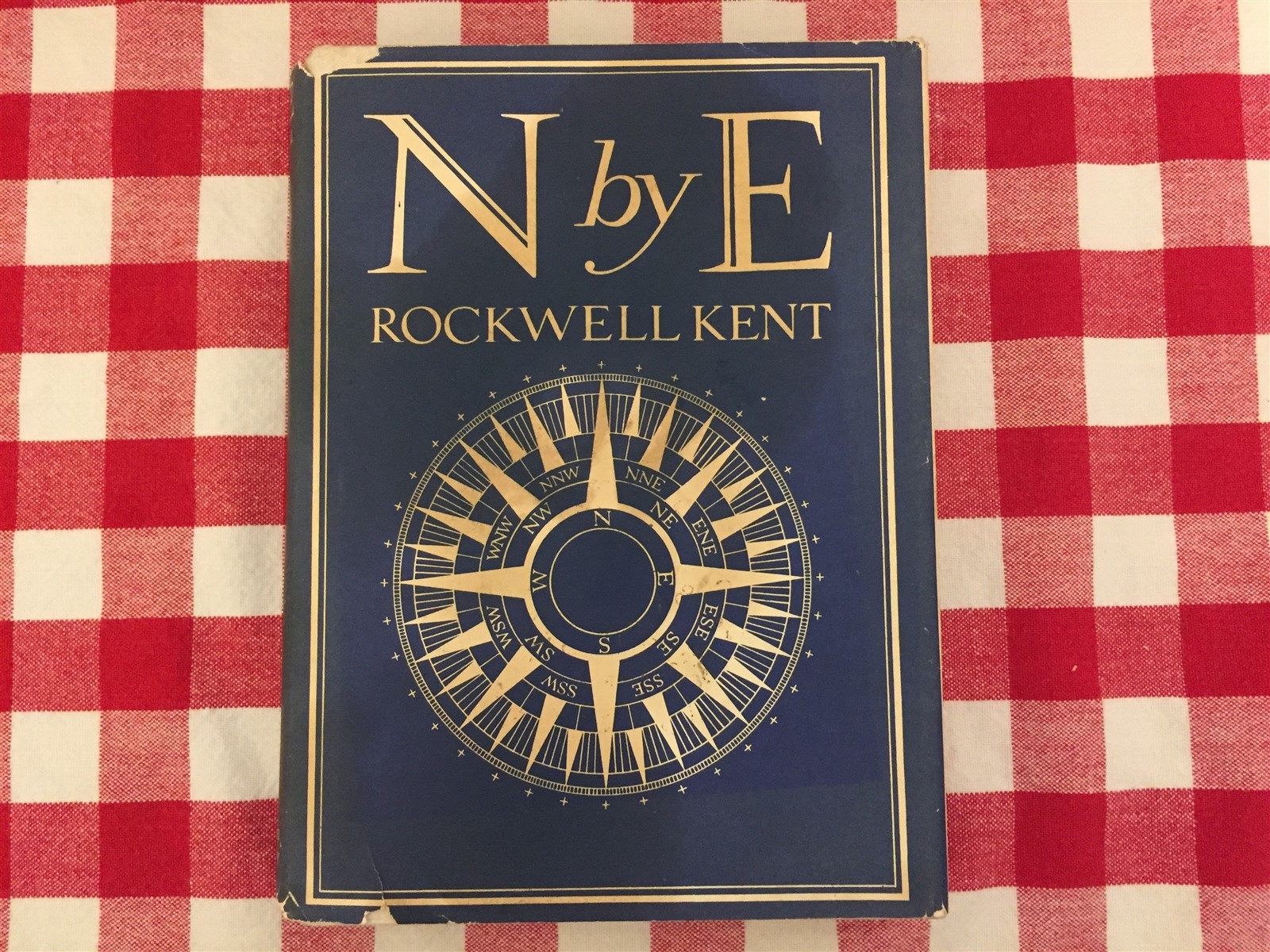 N by E Rockwell Kent 1978 HBDJ Book Woodblock Illustrations