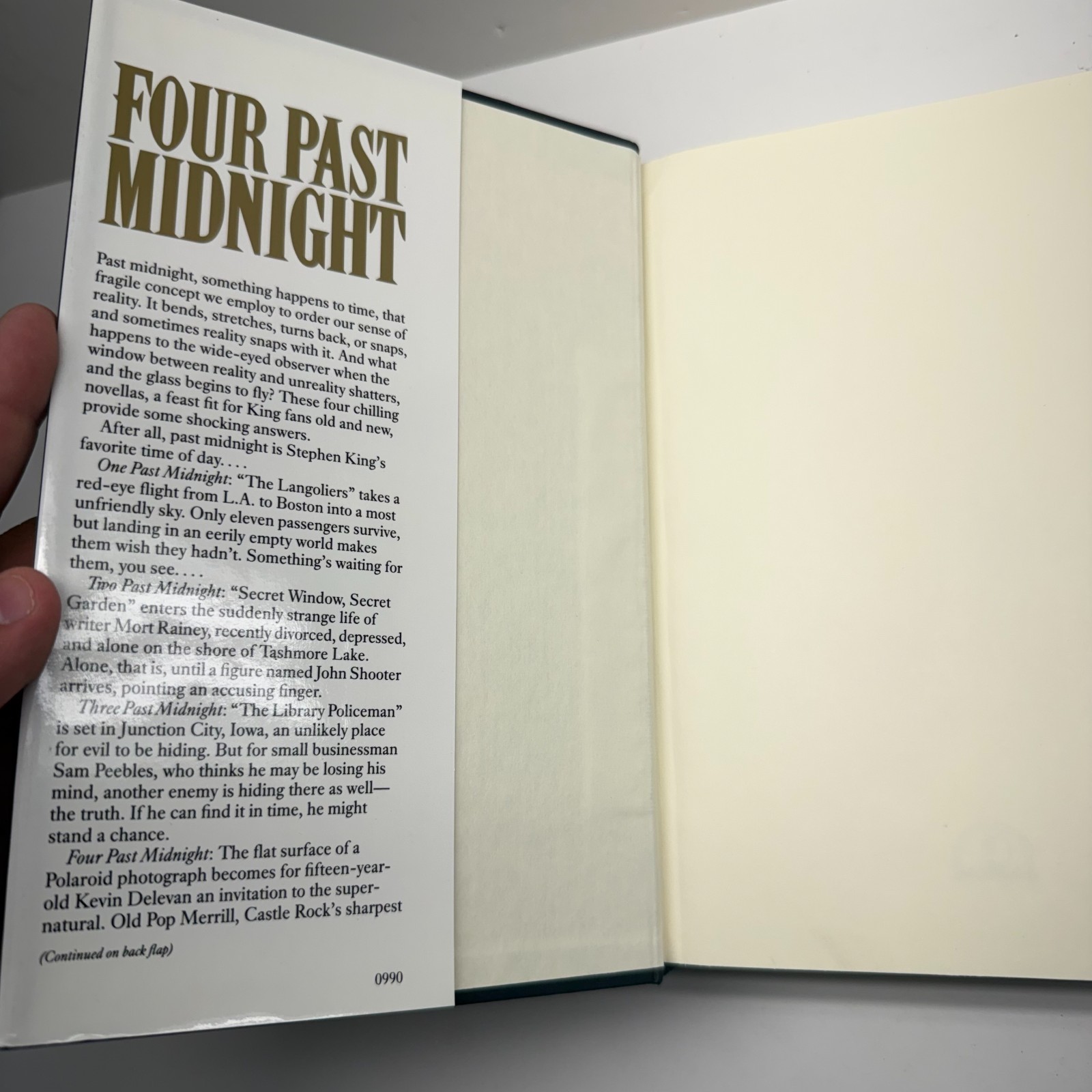 Stephen King Four Past Midnight HC Hardcover With DJ 1990 Viking Press PRE OWNED