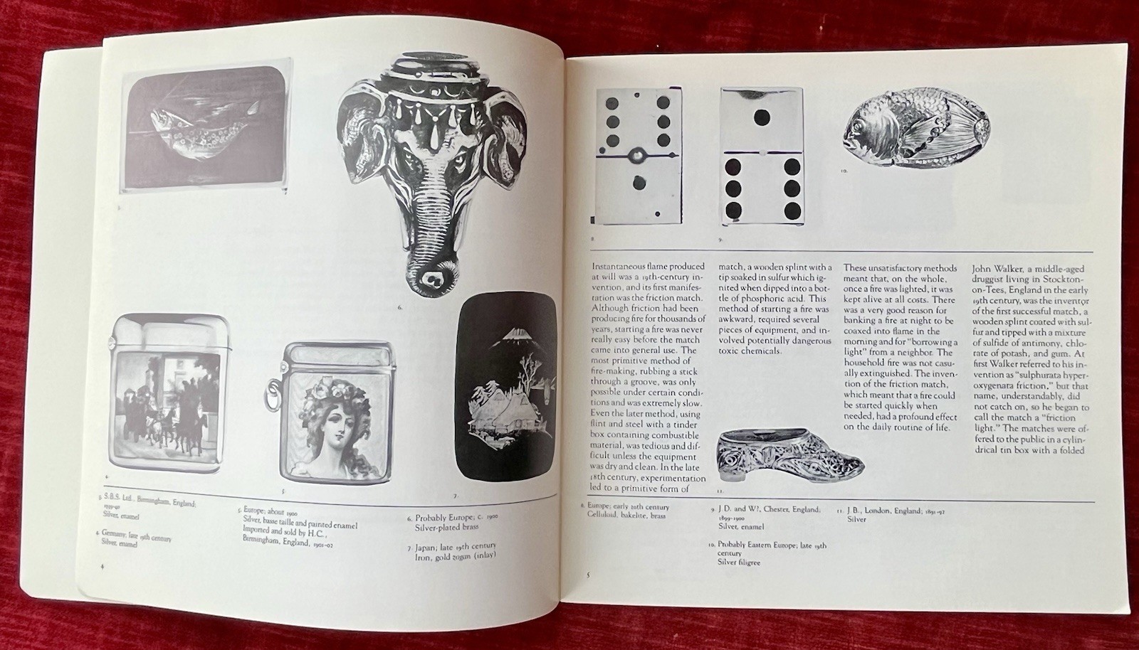 Vintage 1981 Book Matchsafes Cooper-Hewitt Museum Smithsonian Institution Design