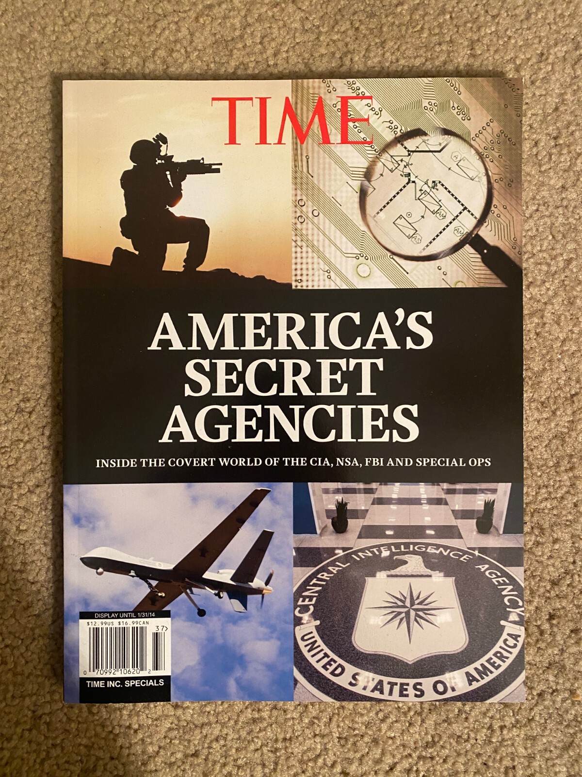 Magazine: America’s Secret Agencies: Time 2014: Special Edition