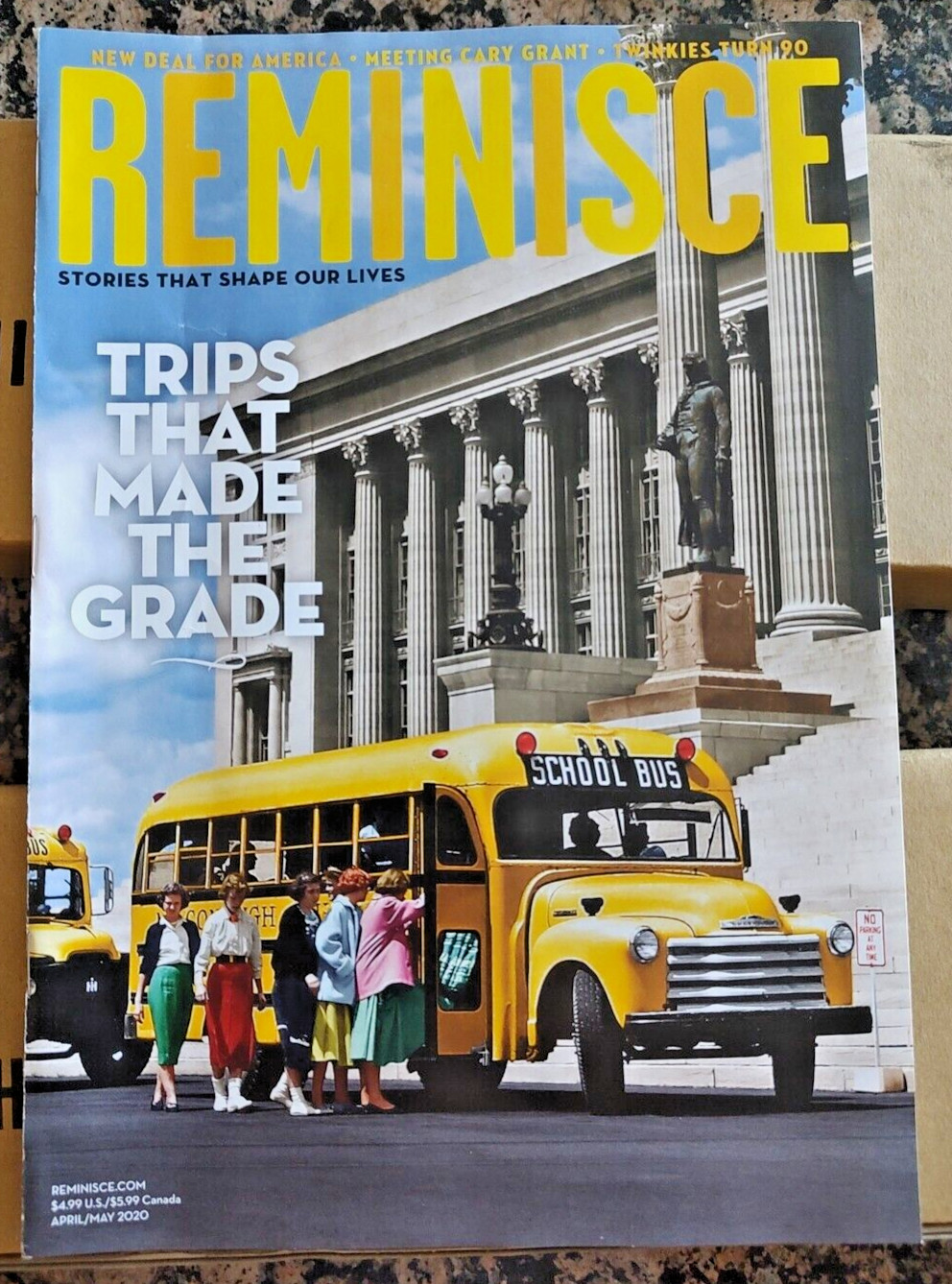 Reminisce Magazine Trips That Made the Grade, Twinkies, Cary Grant Apr/May 2020