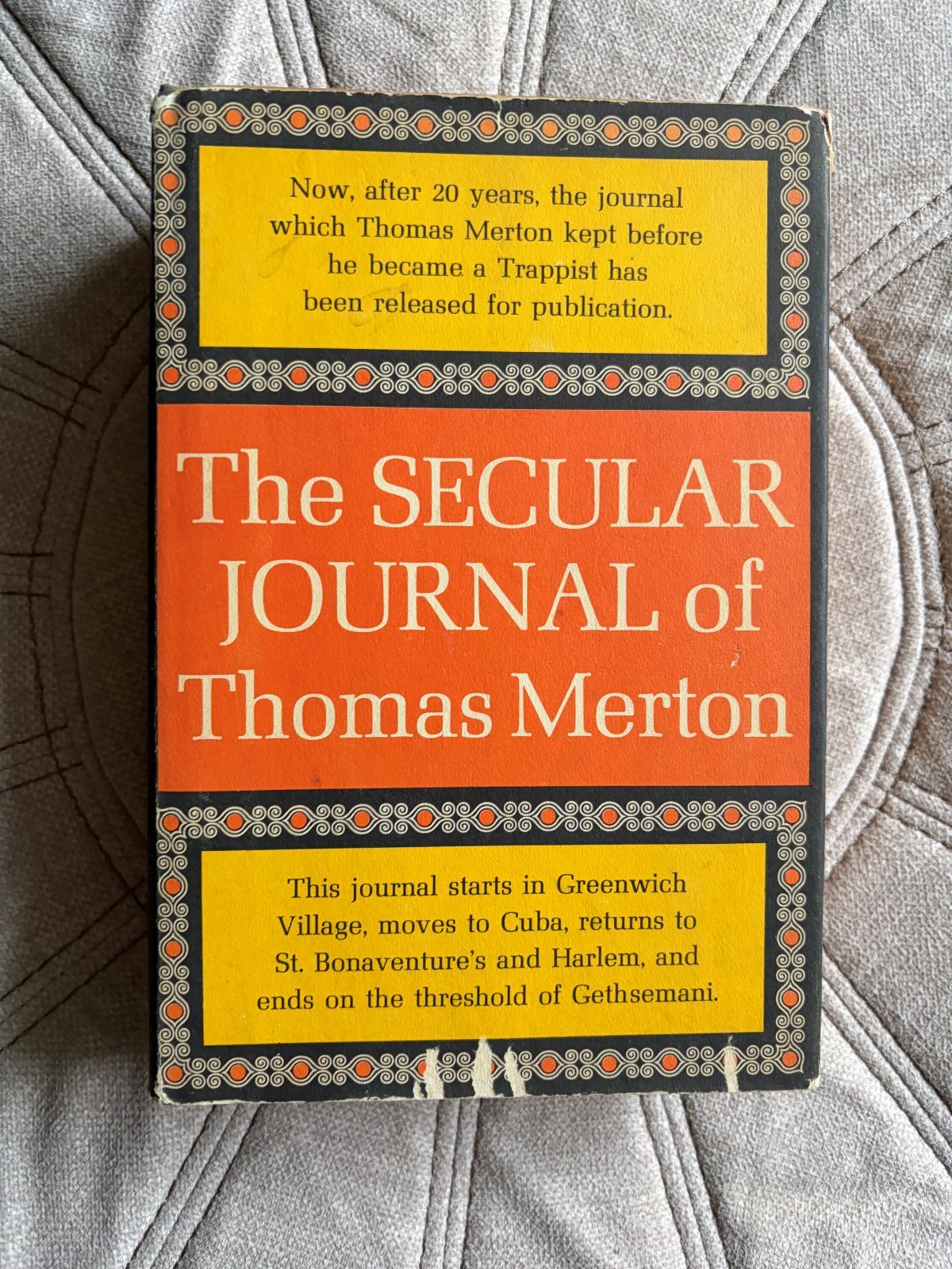 The Secular Journal of Thomas Merton first edition VERY NICE