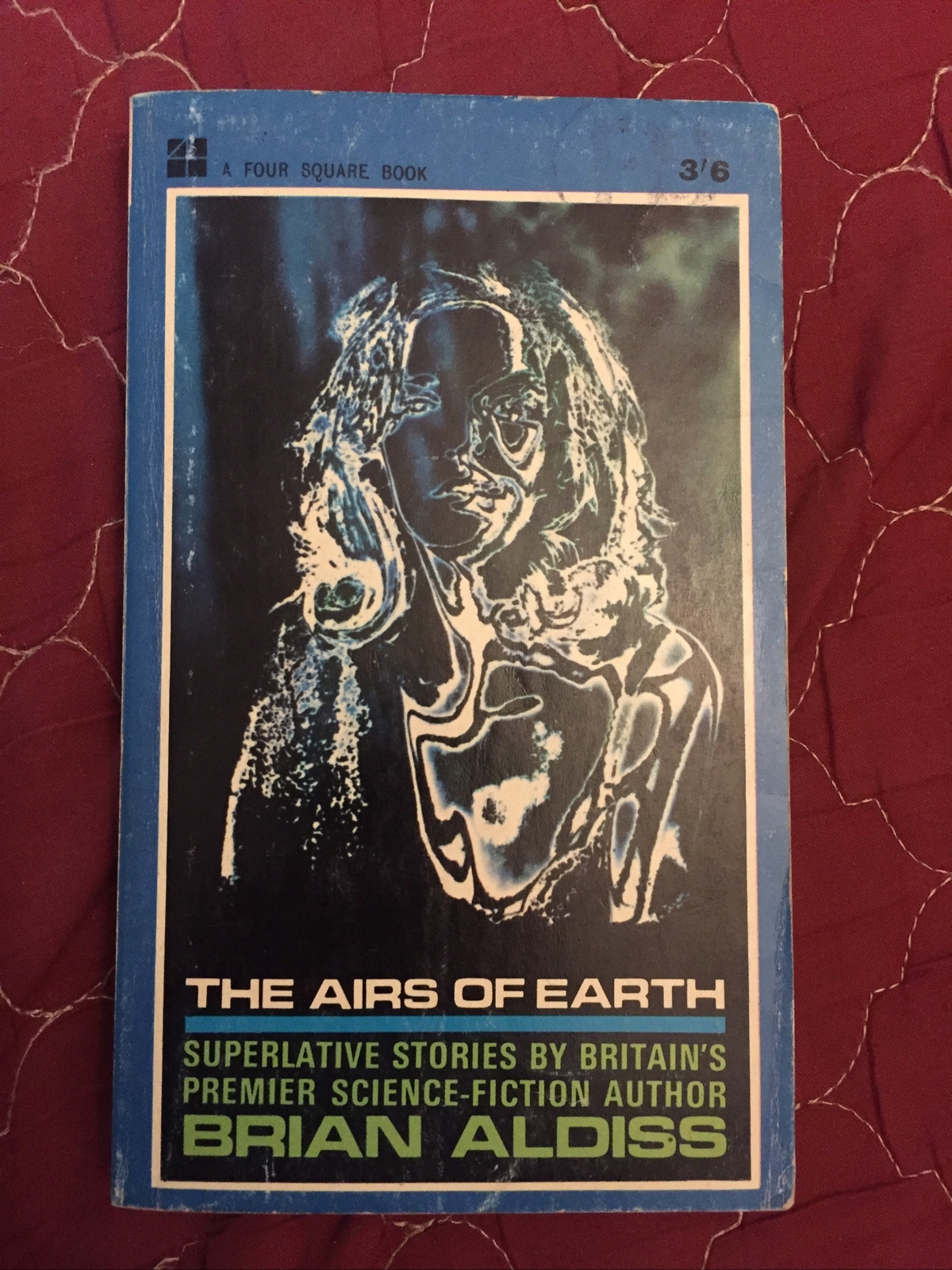 Sci-fi Vintage Pb, The Airs Of Earth by Aldiss, British Four-Square 1325, 1963