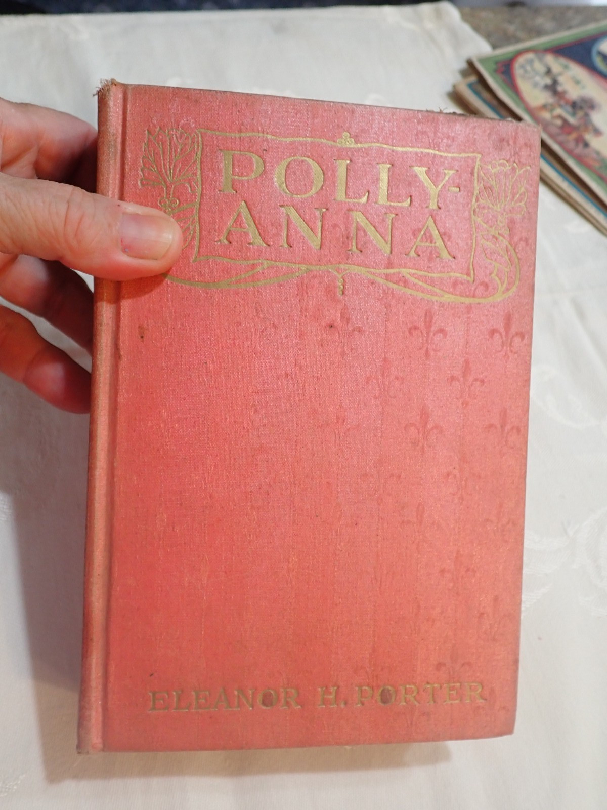 Pollyanna by Eleanor H. Porter Feb Sep 1914 The Boston Page Pink Cover