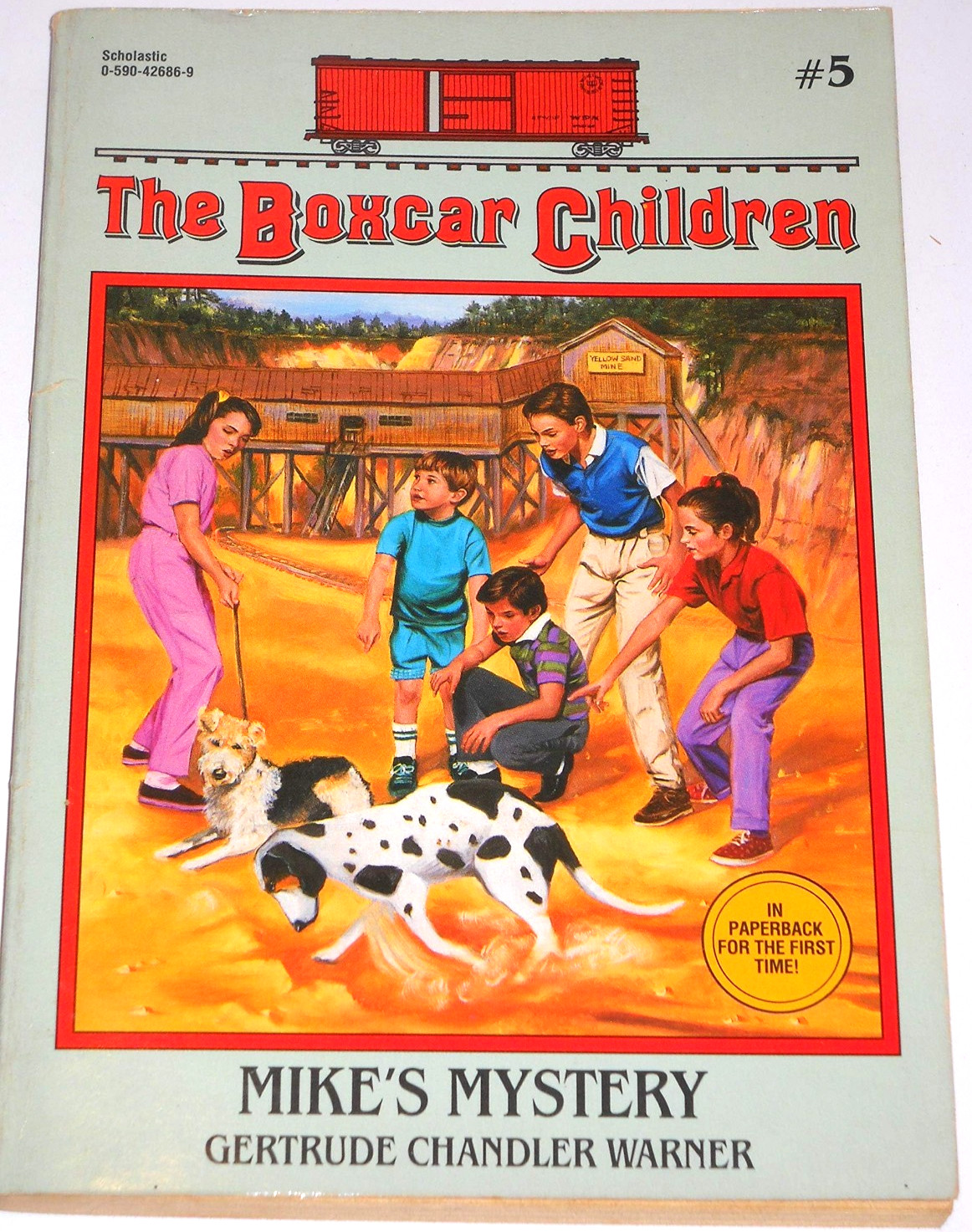 Boxcar Children #5 – Mike’s Mystery Scholastic children’s pb book