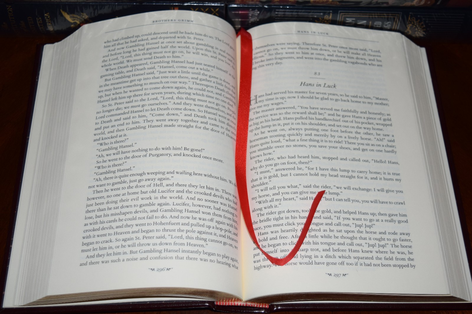 Brothers Grimm Complete Grimm’s Fairy Tales Hardcover Leather Bound Collectible