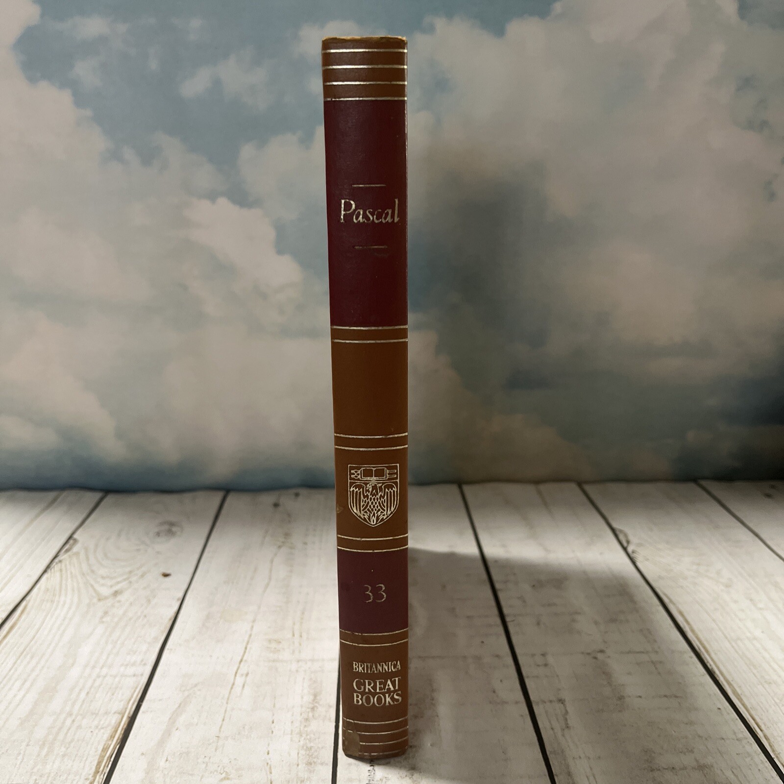 Britannica Great Books Of The Western World 1952 Vol.33 Blaise Pascal