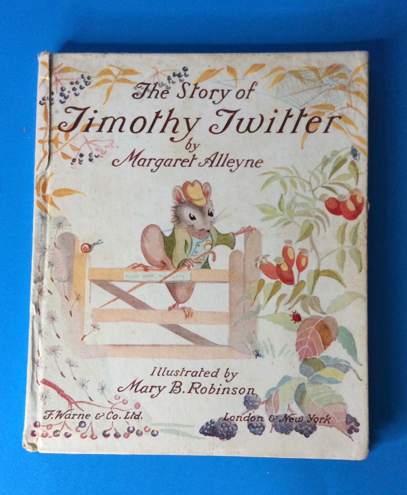 Vintage Beatrix Potter & M. Alleyne Book Lot, 4 Books w/Bonus Mini Board Book