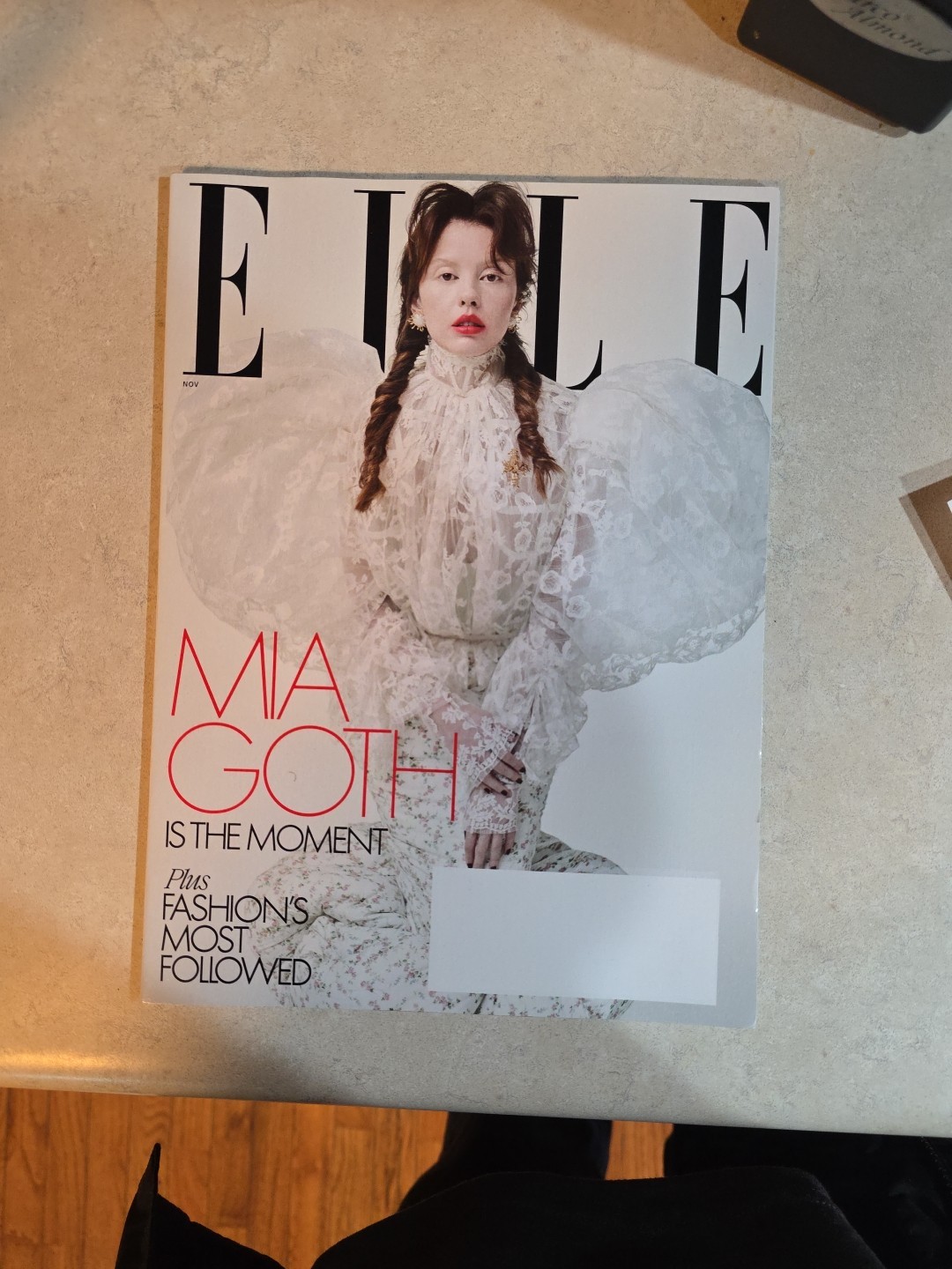 ELLE Magazine – Mia Goth Cover – November 2025 Issue