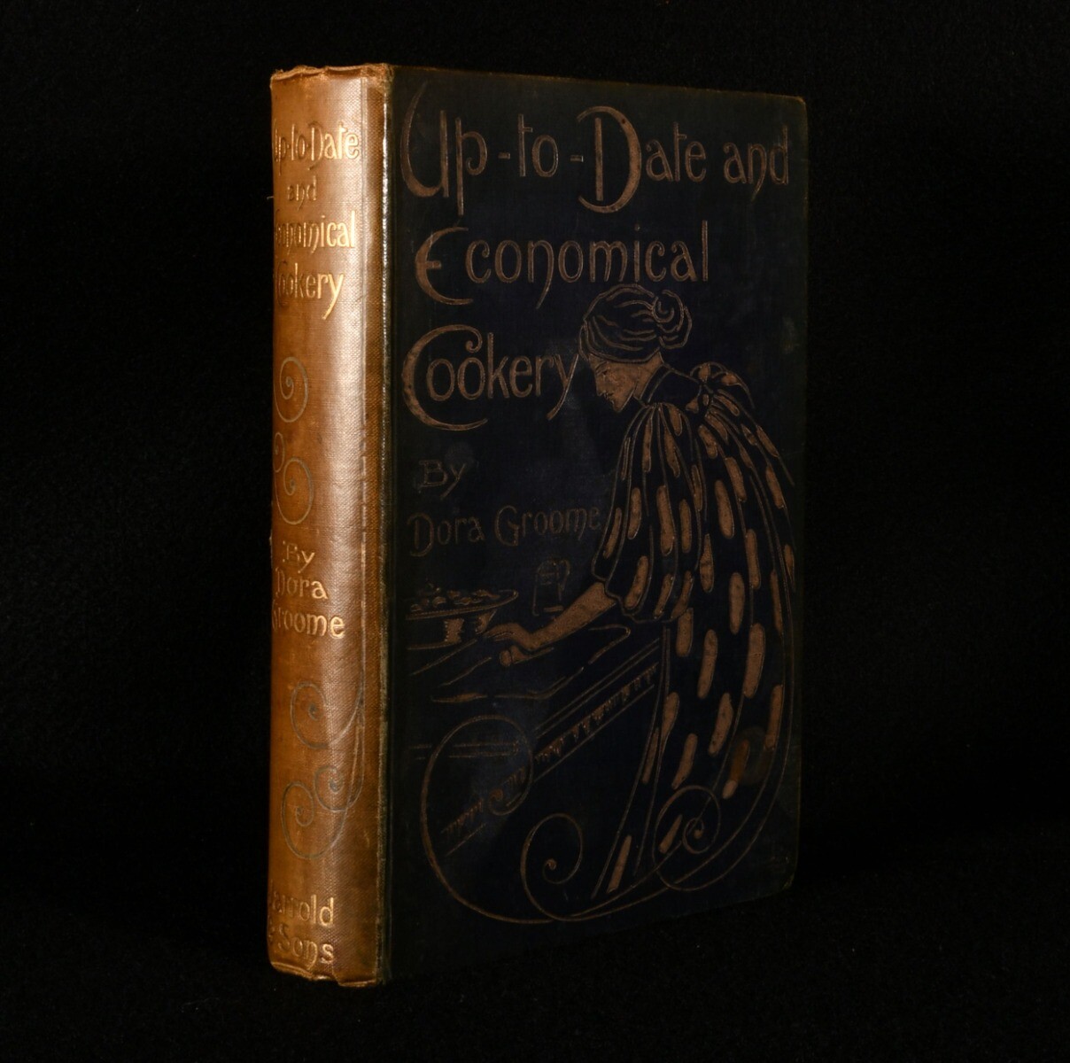 1898 Up-to-Date and Economical Cookery Dora Groome Scarce 1st