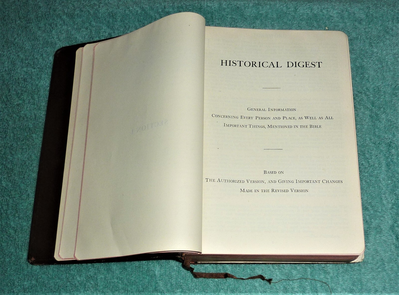 VINTAGE (1933) THE SYSTEM BIBLE STUDY – REVISED and ENLARGED EDITION of 1933