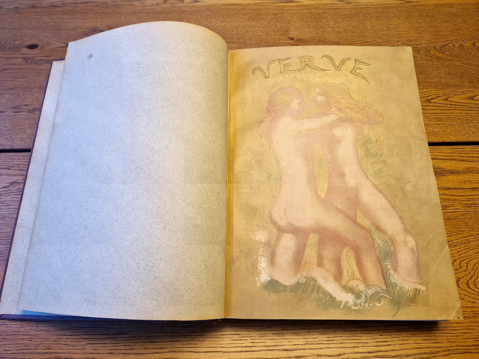 Verve No. 5-6 (1939) – Original Lithographs by Matisse etc. Fine Leather Binding