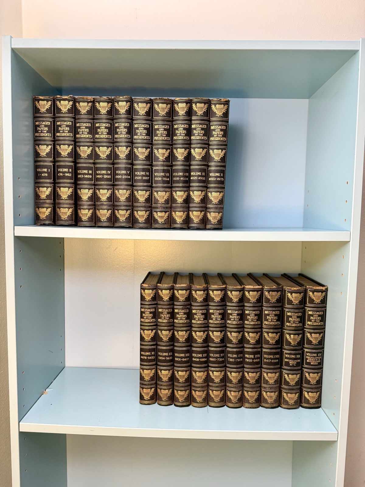 Messages and Papers of the Presidents Vol. 1-20 Complete Set – 1897