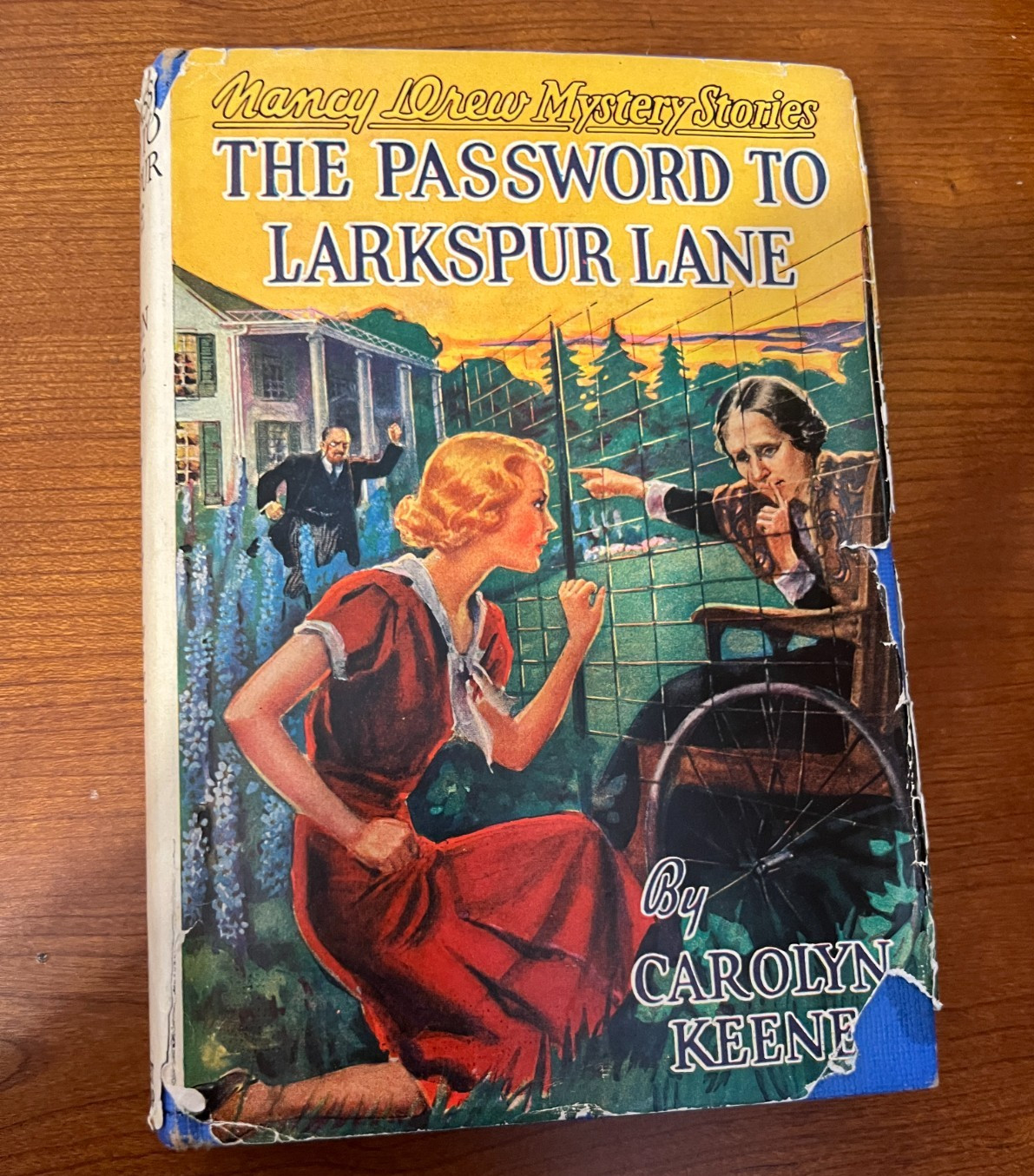 1933 The Password to Larkspur Lane; Nancy Drew, HC, dust jacket Carolyn Keene