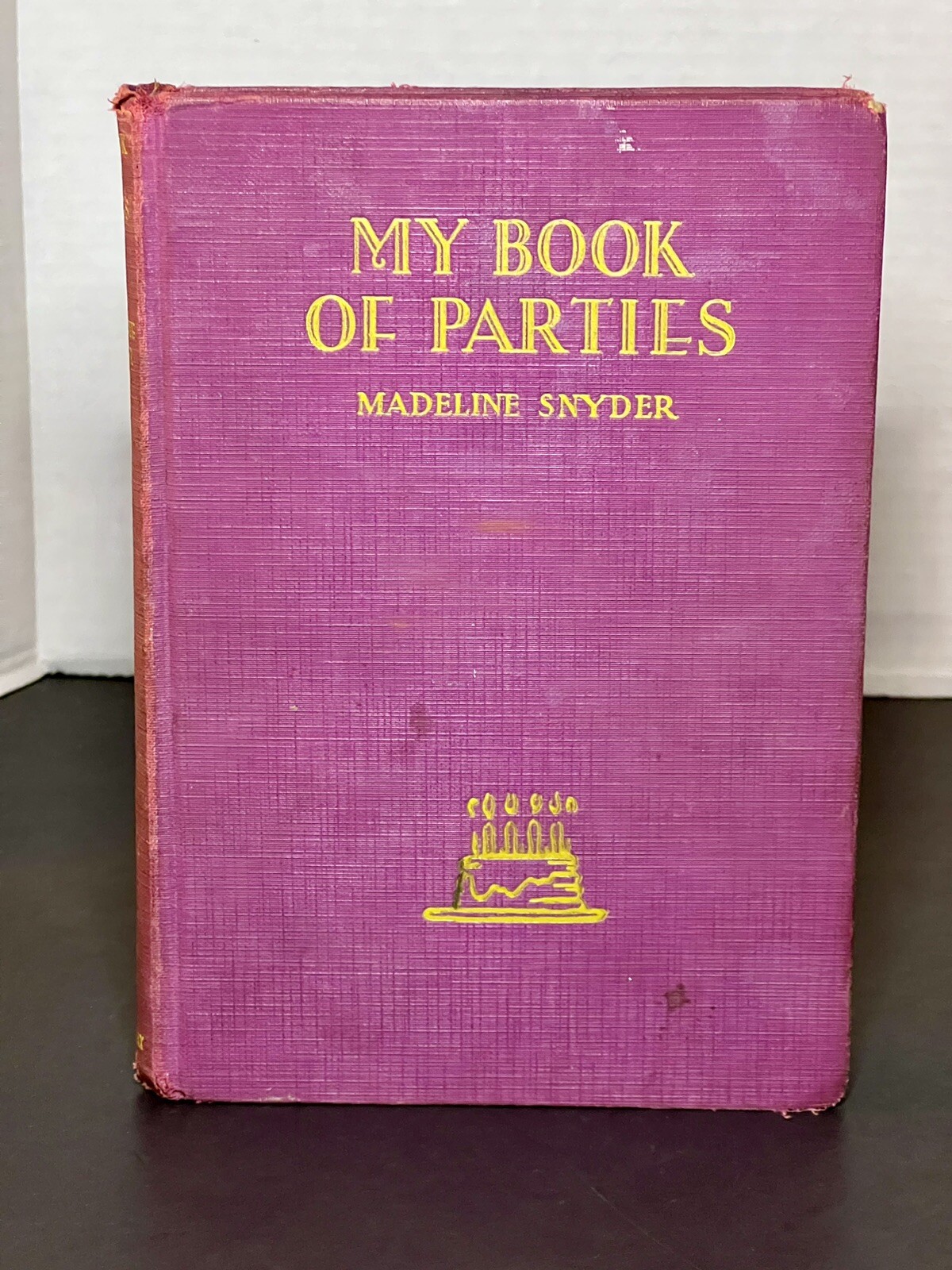 My Book Of Parties by Madeline Snyder 1928 – First Edition