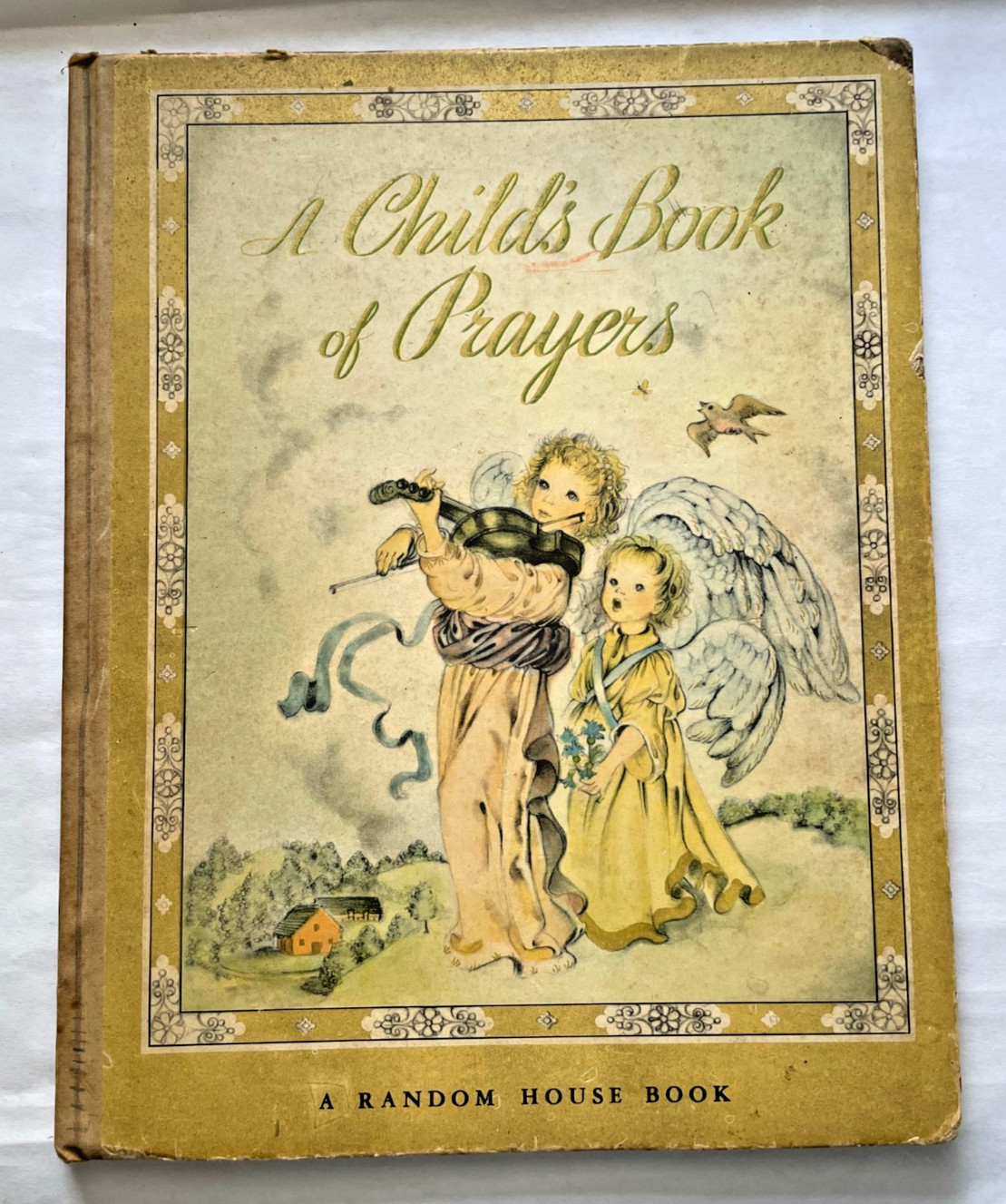 A Child’s Book of Prayers Masha Illustrated Random House Large VTG 1941