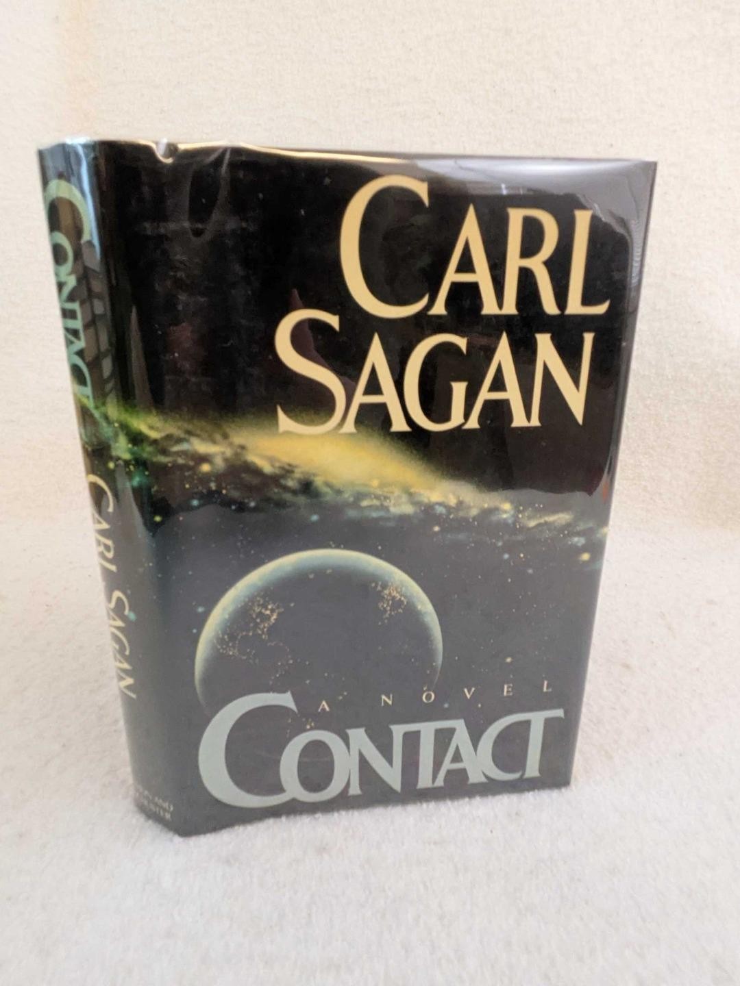 Carl Sagan CONTACT 1985 Simon & Schuster, NY First Edition/Printing HC/DJ