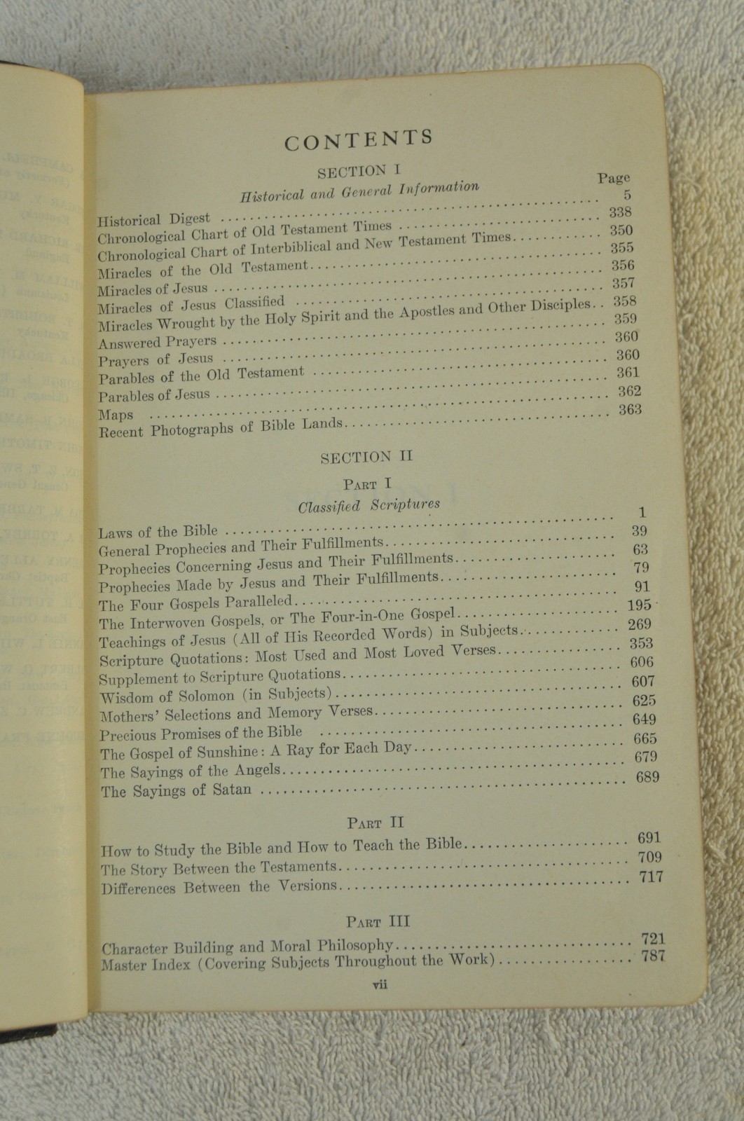 1938 System Bible Study Revised and Enlarged Genuine Leather Reference