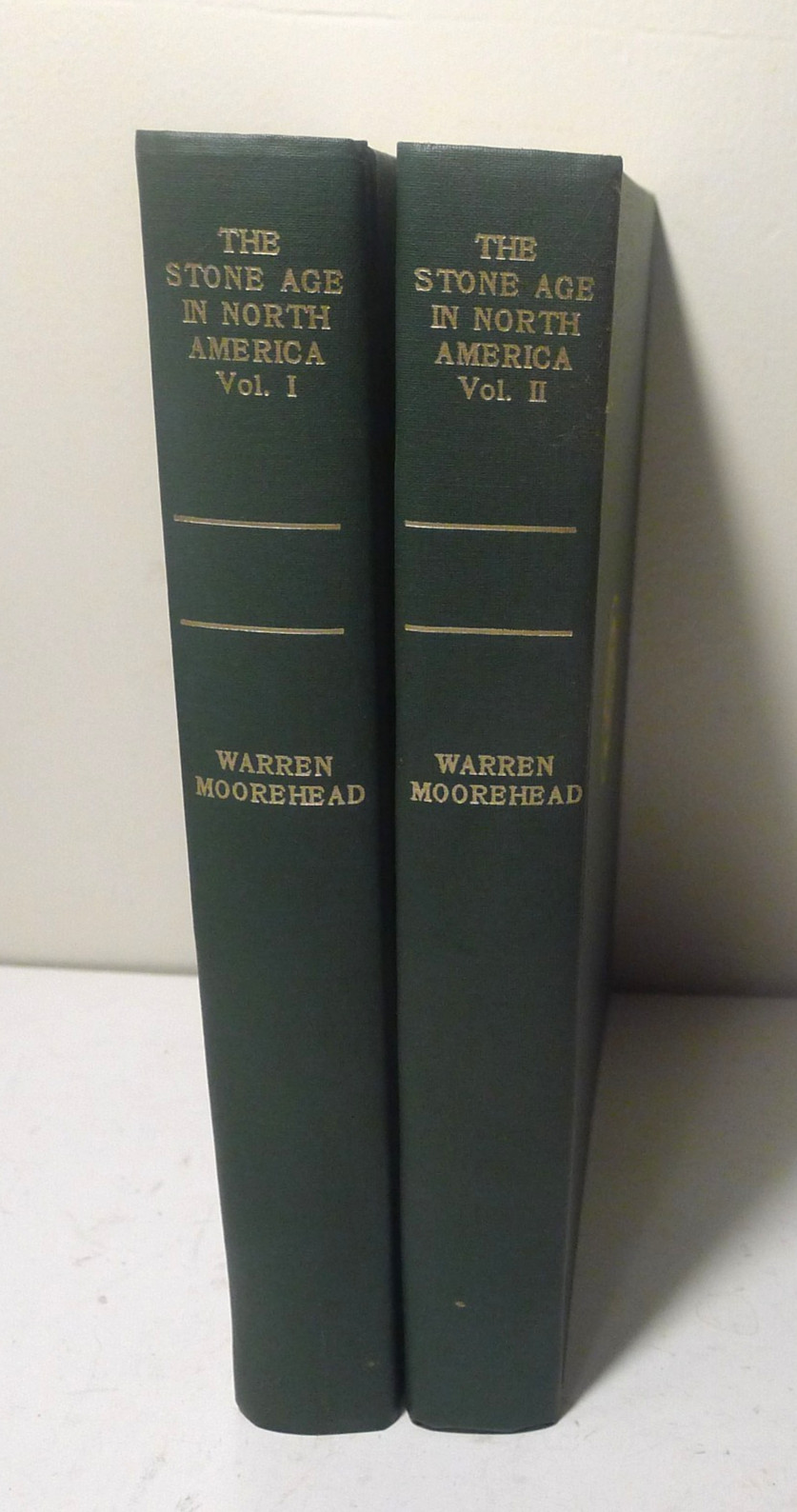 THE STONE AGE IN NORTH AMERICA by Moorehead, Warren K. 1987 #107 of 500 copies