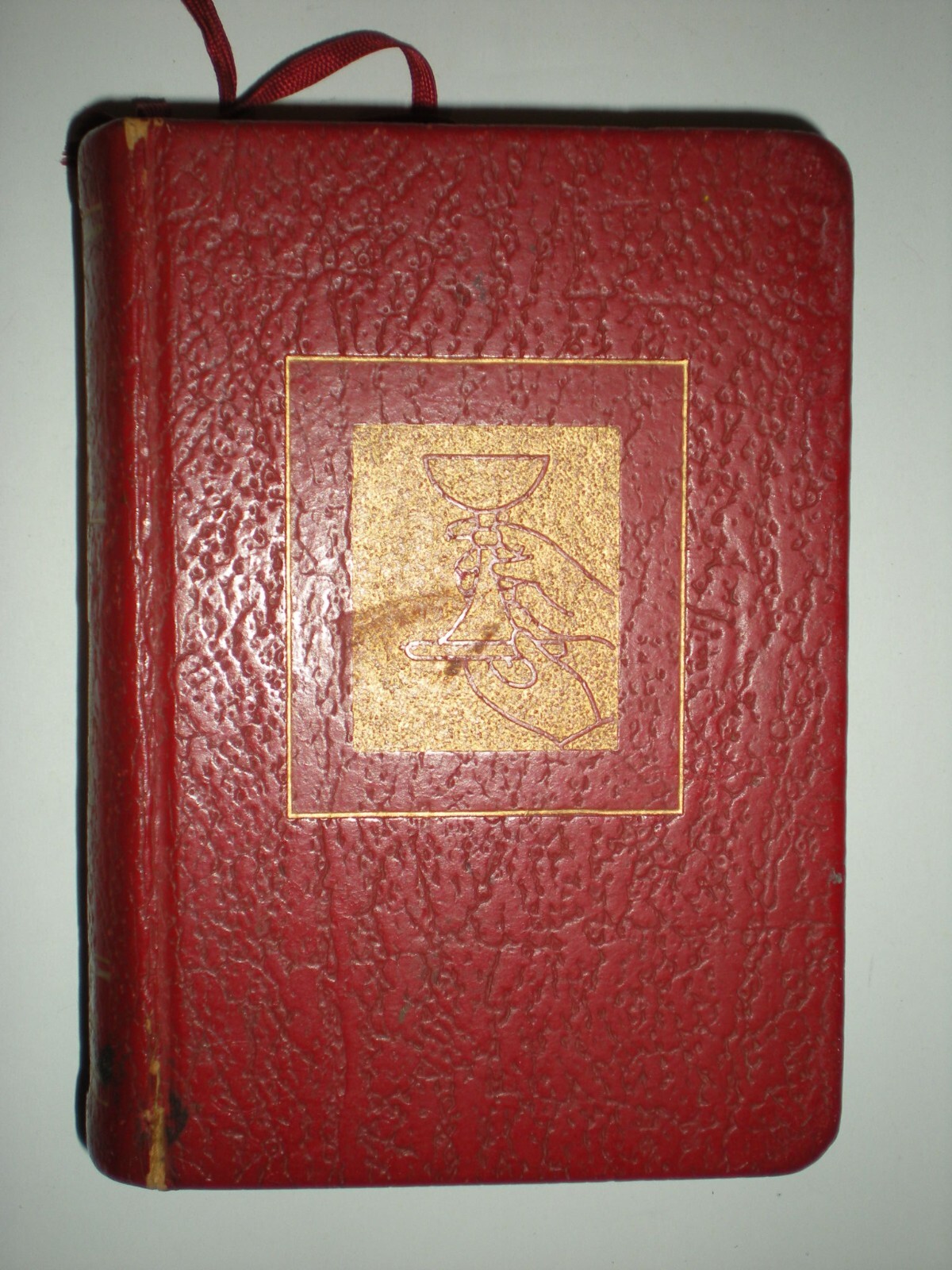 The Missal Catholic Press Edition Illustrated Gold Gilt Edges vtg Red HB 1954