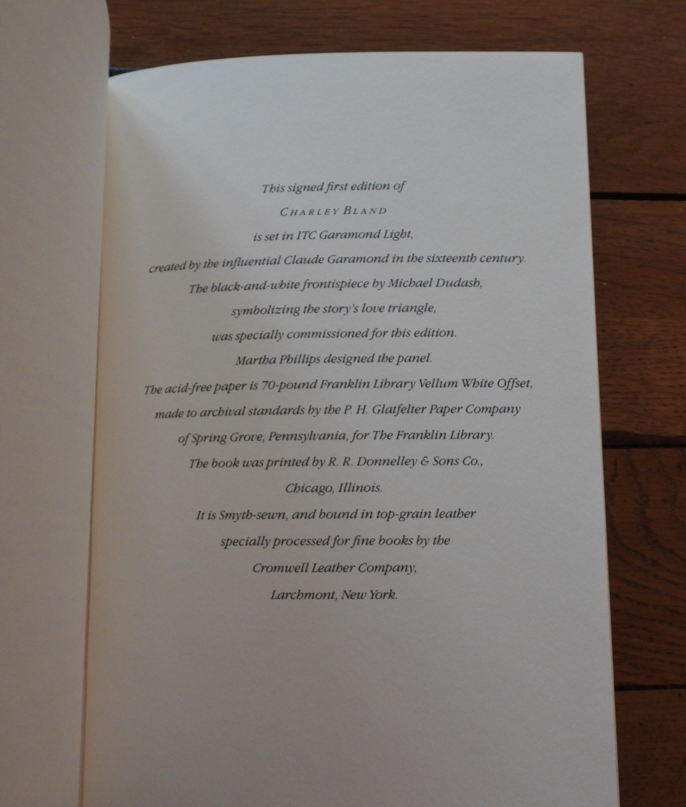 Charley Bland – Mary Lee Settle SIGNED 1st Edition Franklin Library HB
